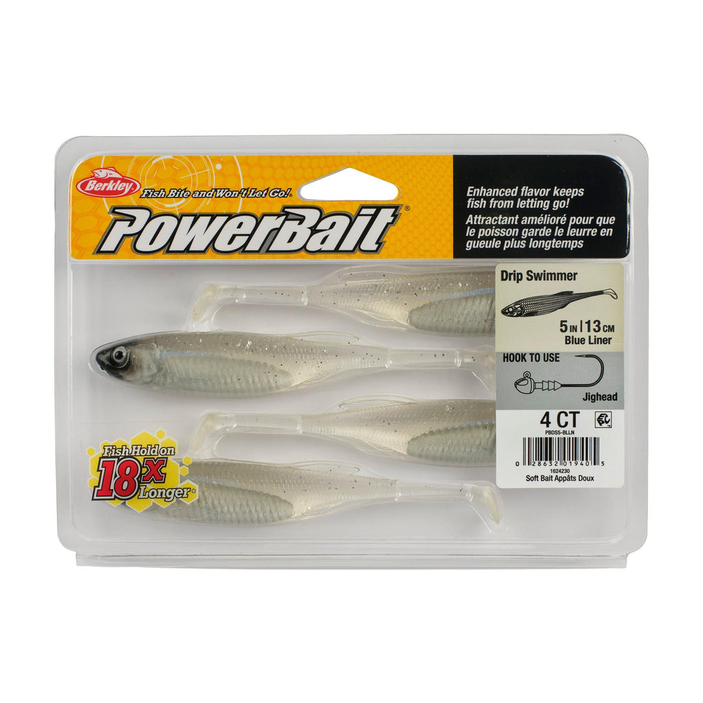 PowerBait Drip Minnow | Berkley Fishing , Green Liner / 4 in PowerBait Drip Minnow | Berkley Fishing , Green Liner / 4 in
