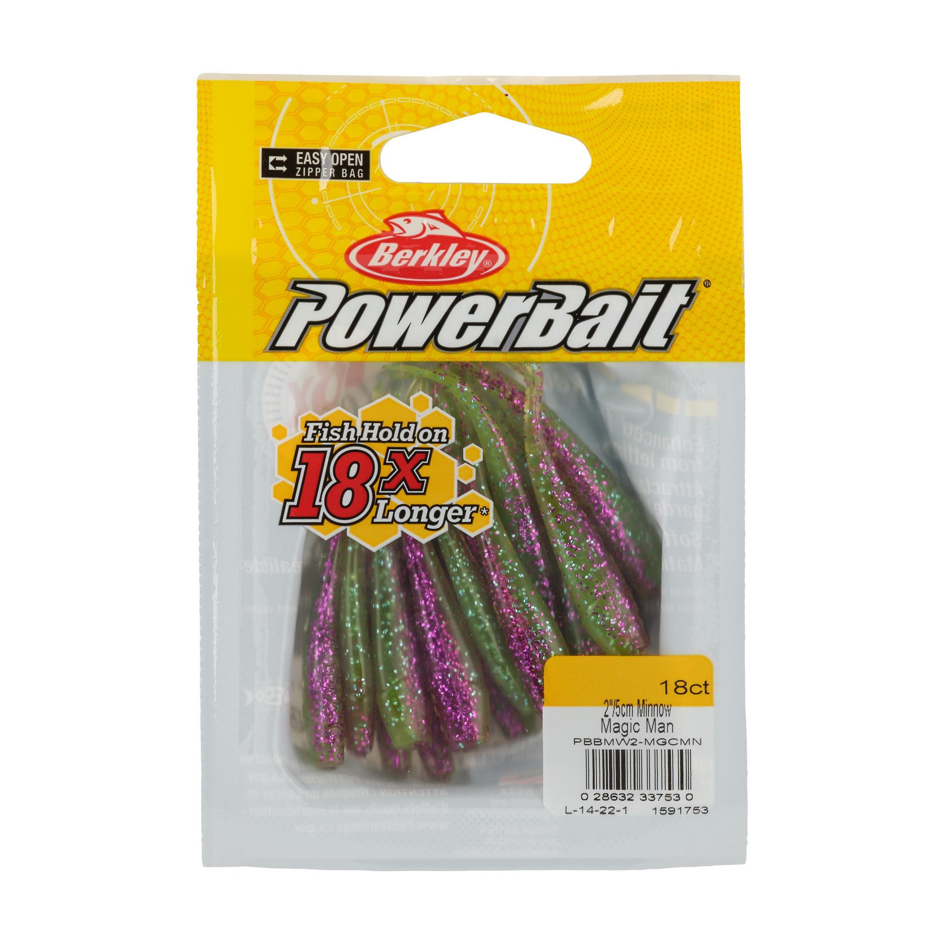 Berkley PowerBaitMinnow MagicMan 2in PKG | Berkley Fishing