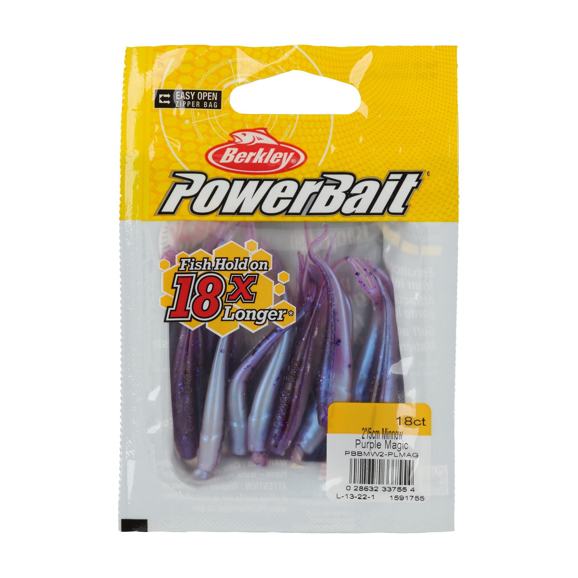 Berkley PowerBaitMinnow PurpleMagic 2in PKG | Berkley Fishing