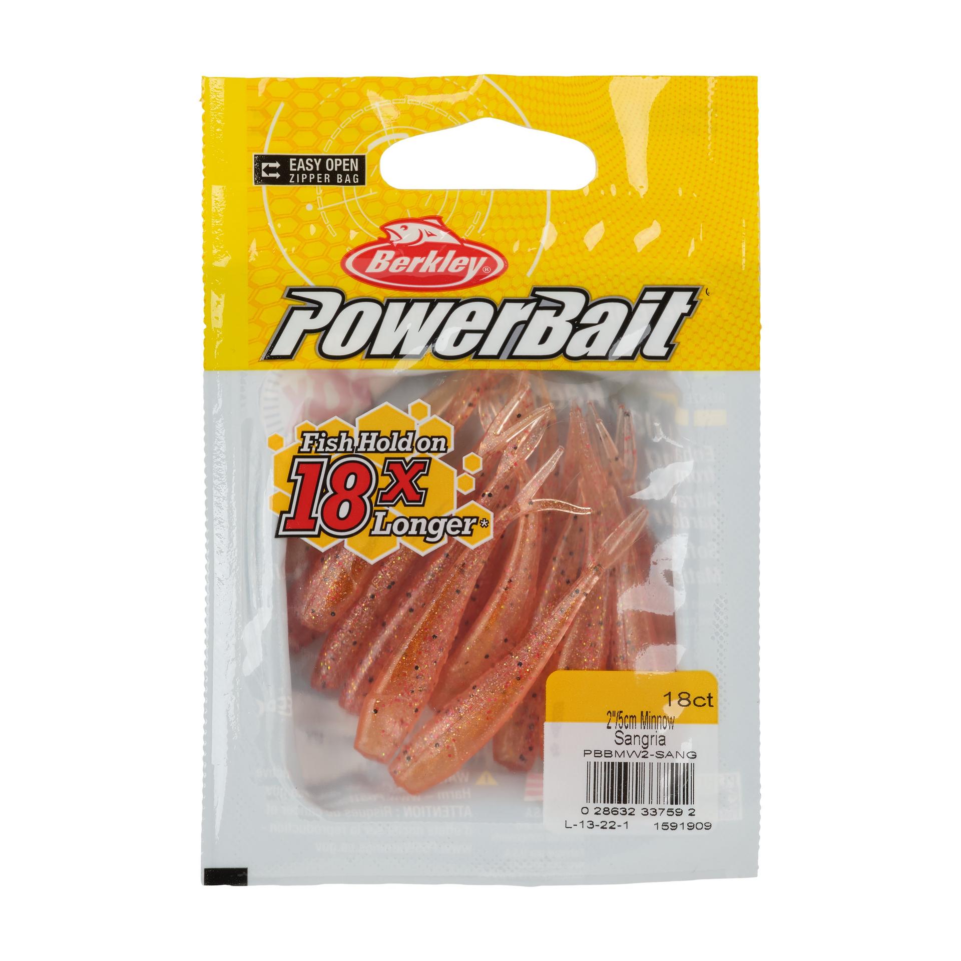 Berkley PowerBaitMinnow Sangria 2in PKG | Berkley Fishing