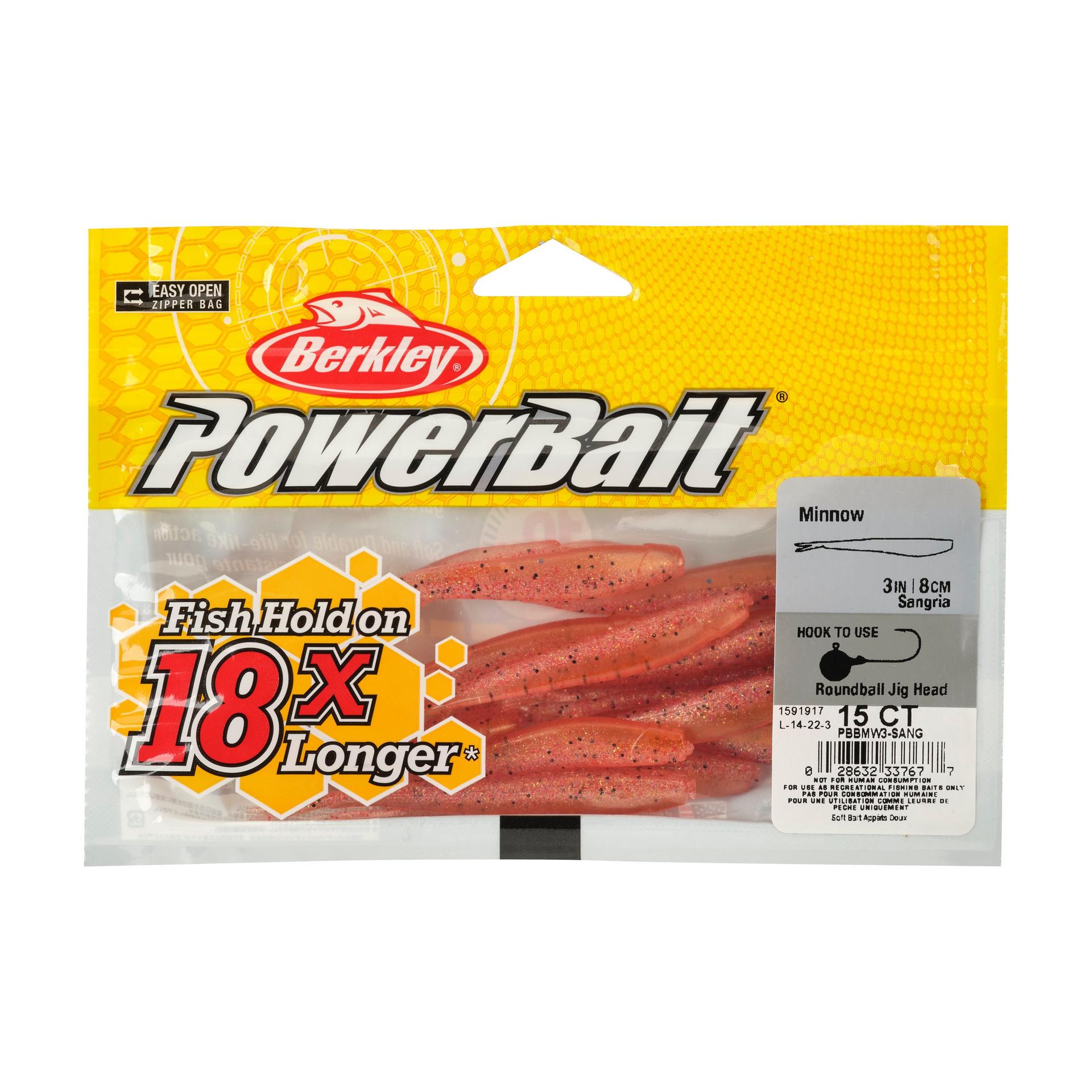 Berkley PowerBaitMinnow Sangria 4in PKG | Berkley Fishing