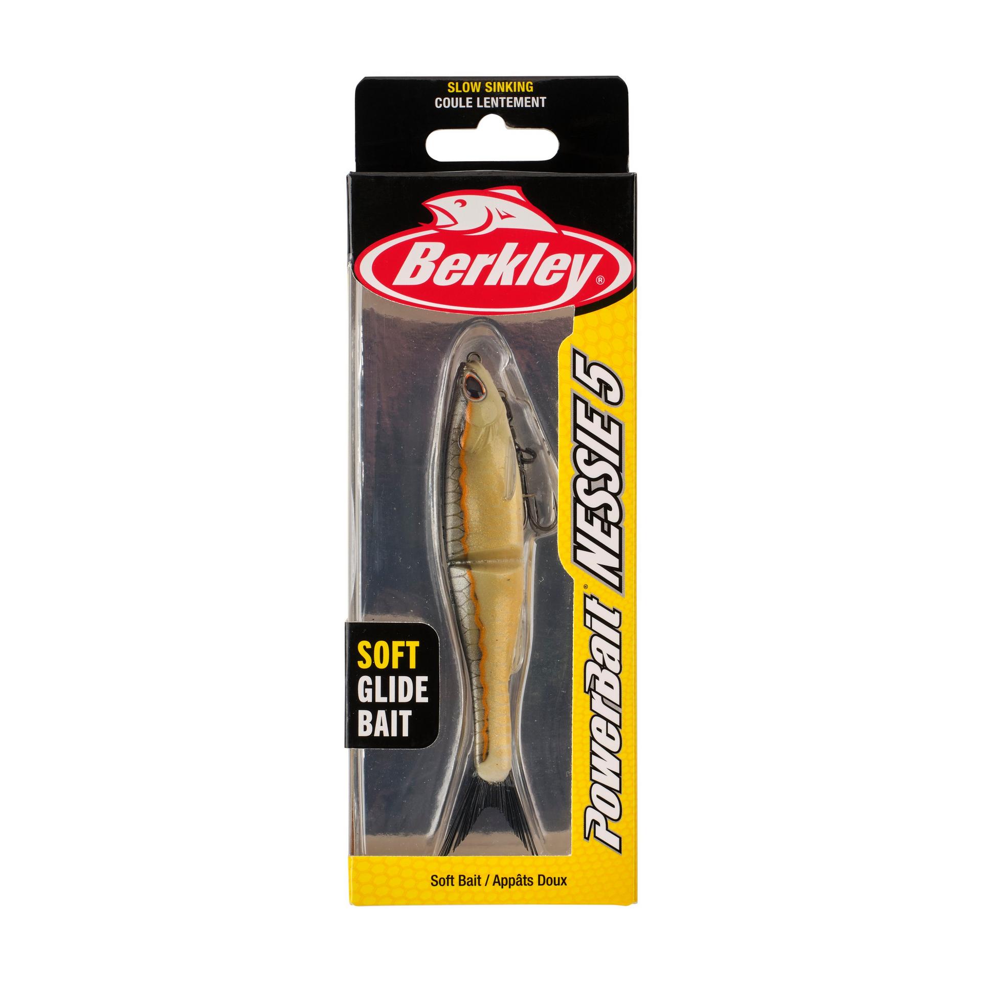 Berkley PowerBaitNessie GoldenShiner 5in PKG | Berkley Fishing