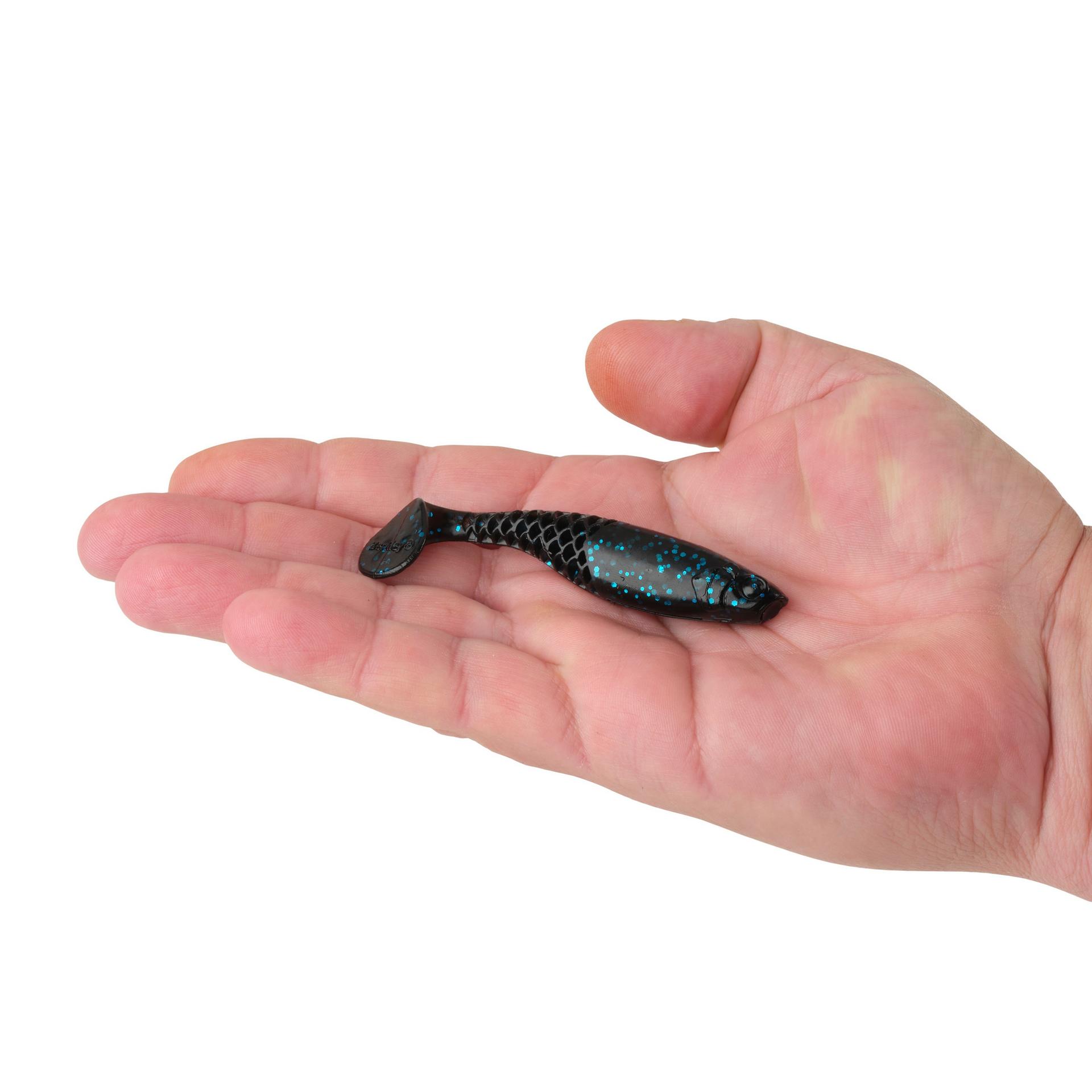 Berkley PowerBaitPaddlinPowerStinger BlackBlueFleck 3.5in HAND | Berkley Fishing