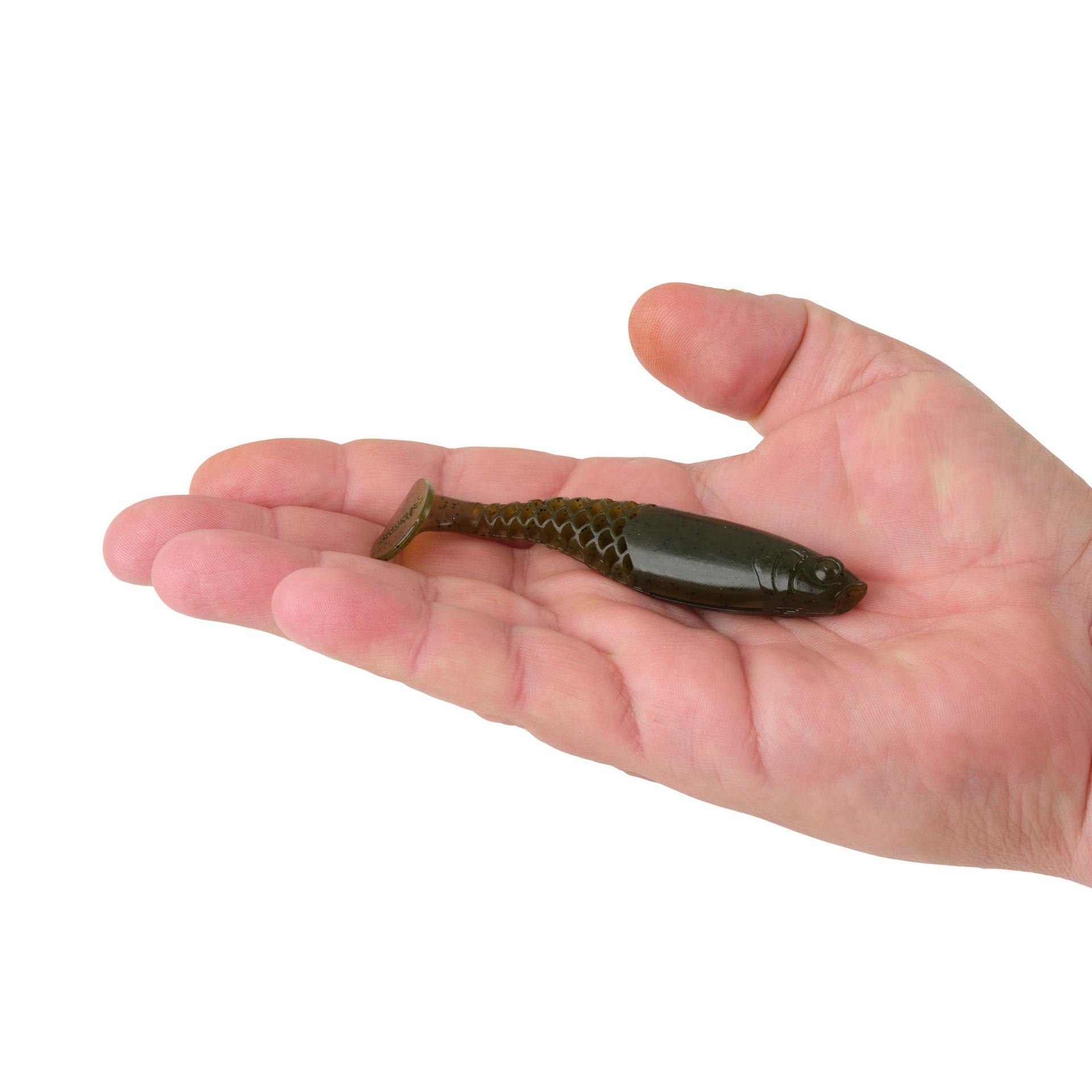 Berkley PowerBaitPaddlinPowerStinger GreenPumpkin 4.25in HAND | Berkley Fishing