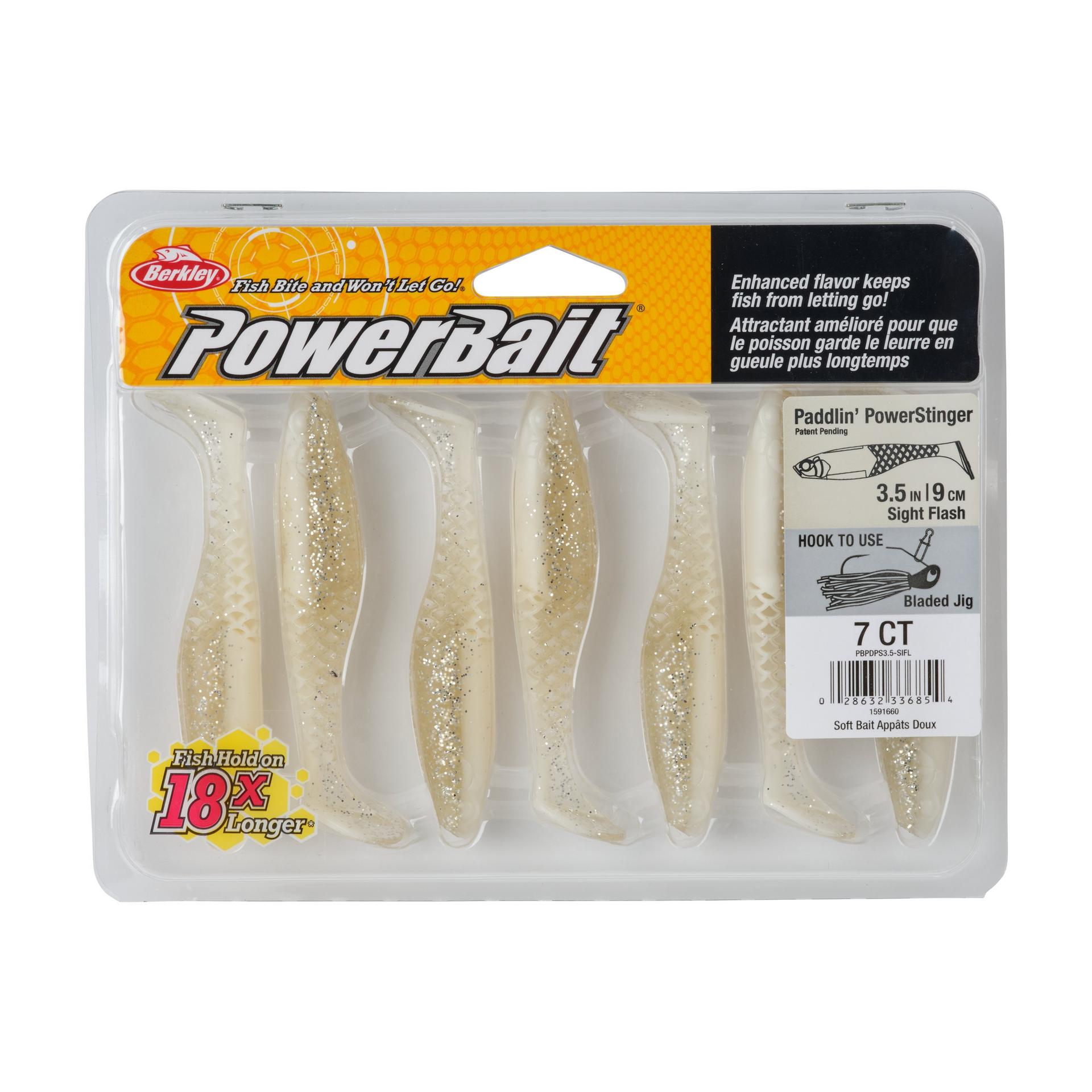 Berkley PowerBaitPaddlinPowerStinger SightFlash 3.5in PKG | Berkley Fishing