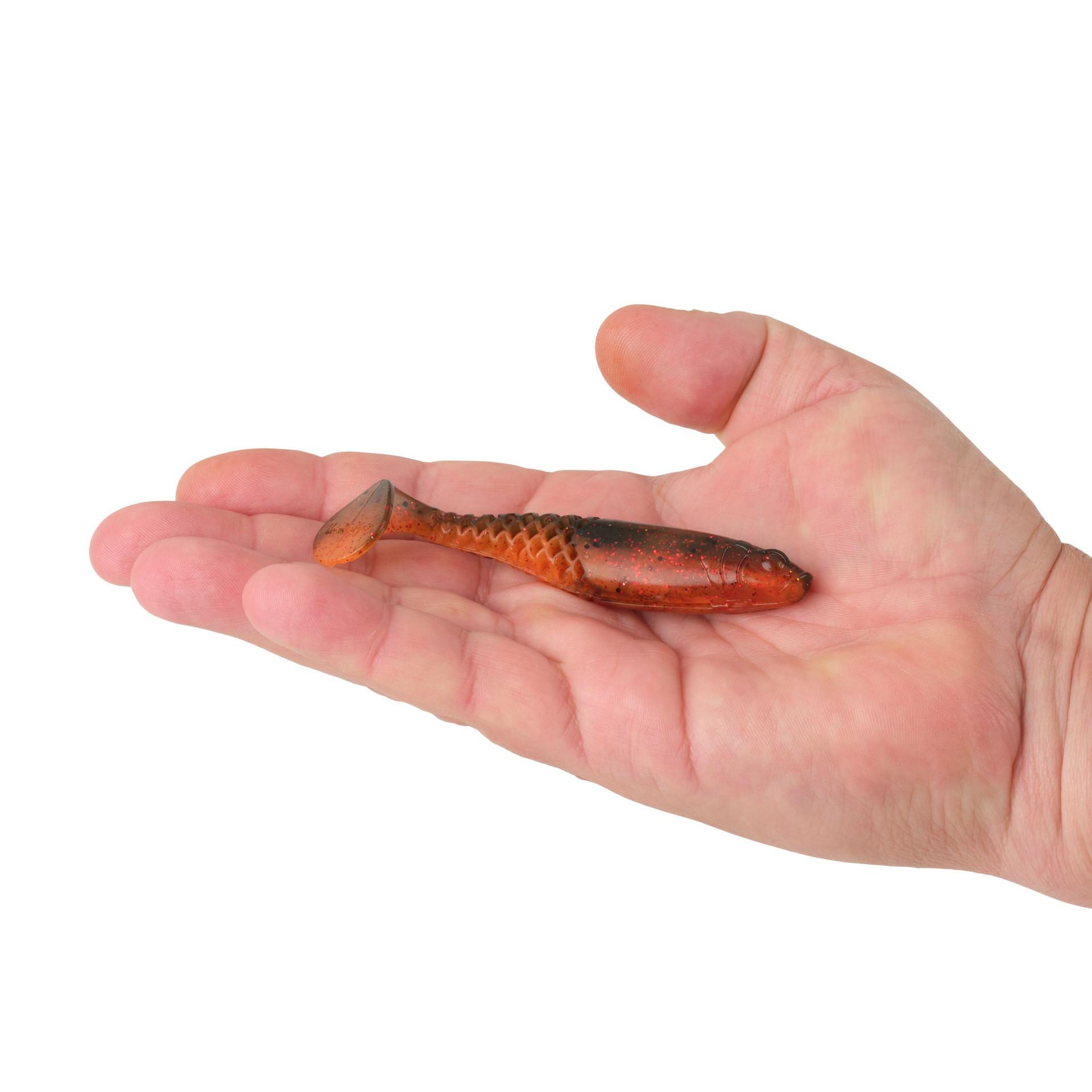 Berkley PowerBaitPaddlinPowerStinger WatermelonCopperOrangewRed 4.25in HAND | Berkley Fishing