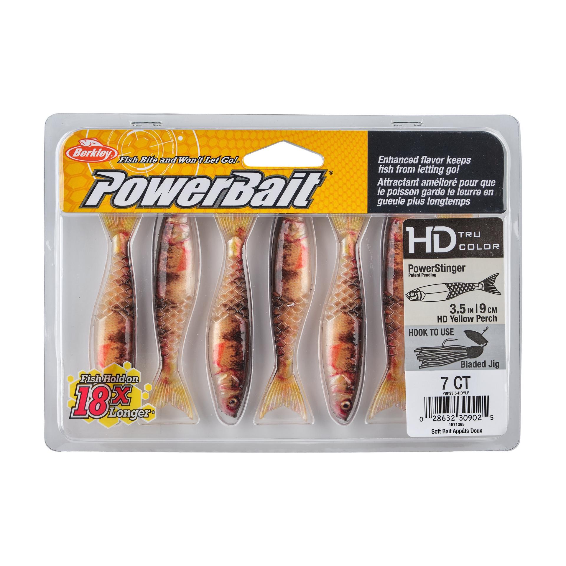 Berkley PowerBaitPowerStinger 3.5 HDYellowPerch PKG | Berkley Fishing