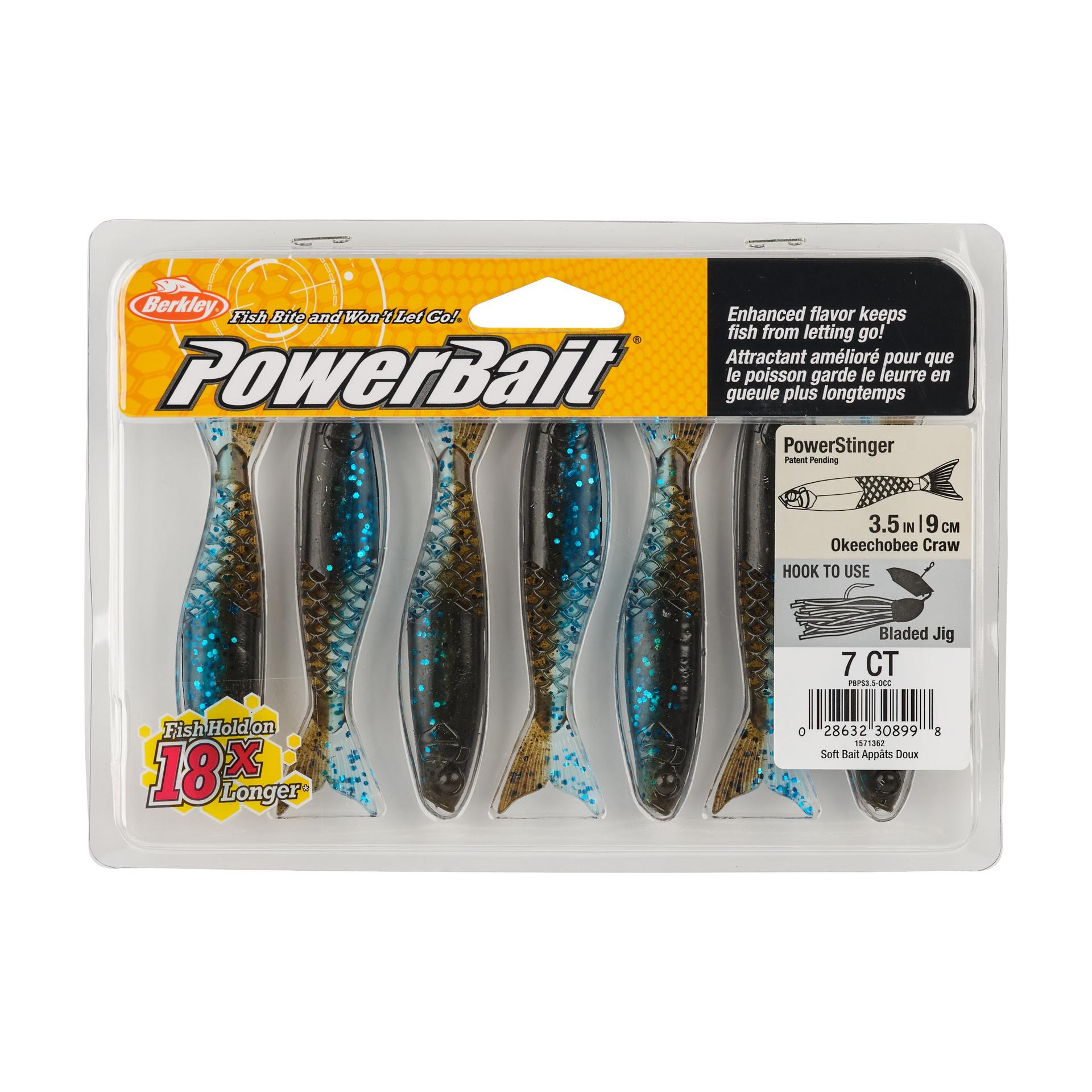 Berkley PowerBaitPowerStinger 3.5 OkeechobeeCraw PKG | Berkley Fishing