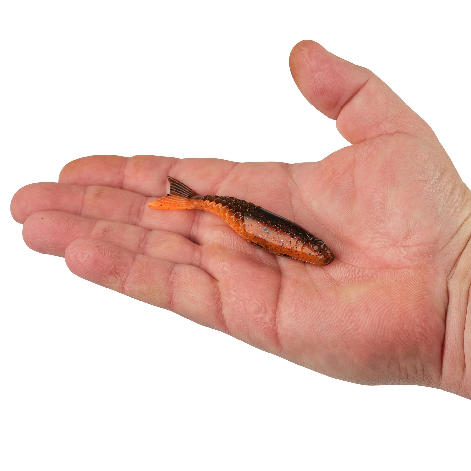 Berkley PowerBaitPowerStinger 3.5 WatermelonCopperOrangewRed HAND | Berkley Fishing