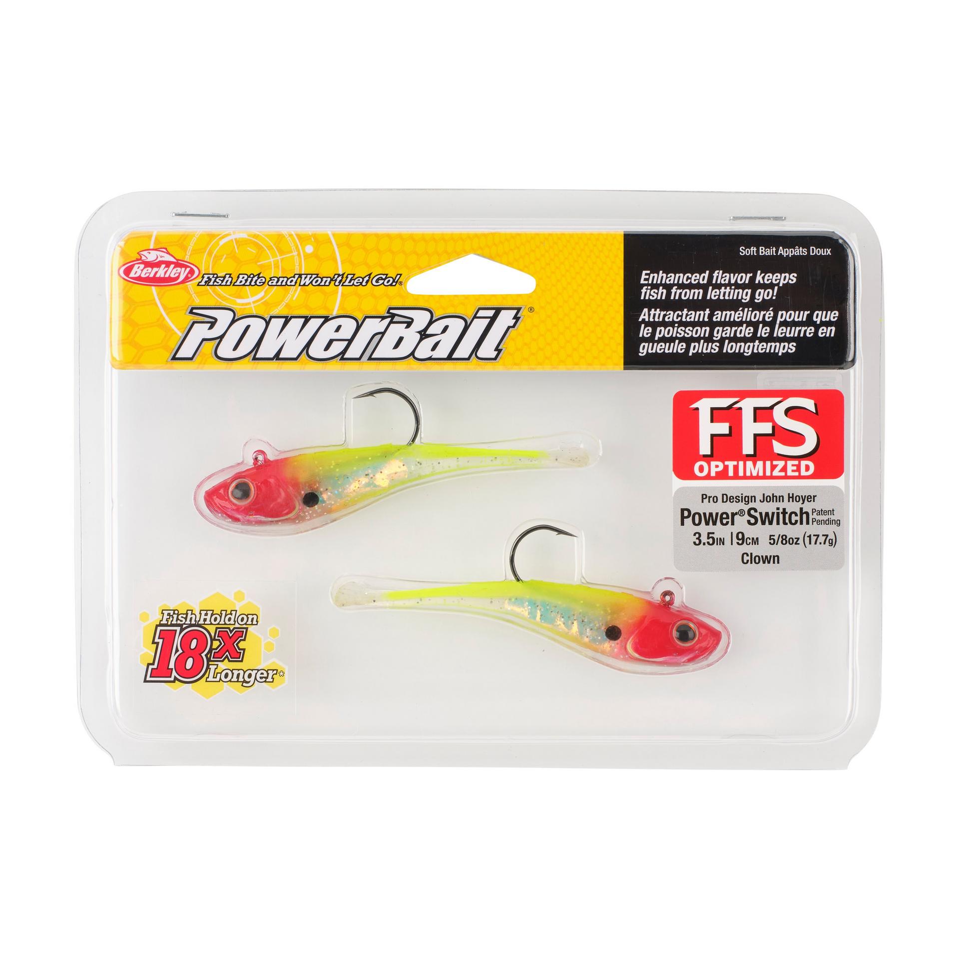 Berkley PowerBaitPowerSwitch Clown 3.5in PKG | Berkley Fishing