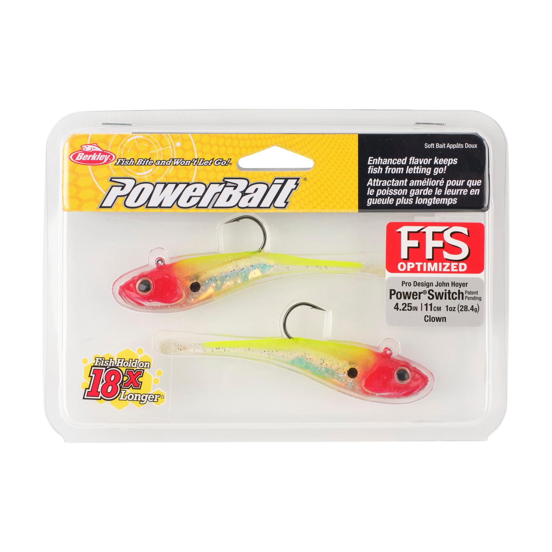 Berkley PowerBaitPowerSwitch Clown 4.25in PKG | Berkley Fishing