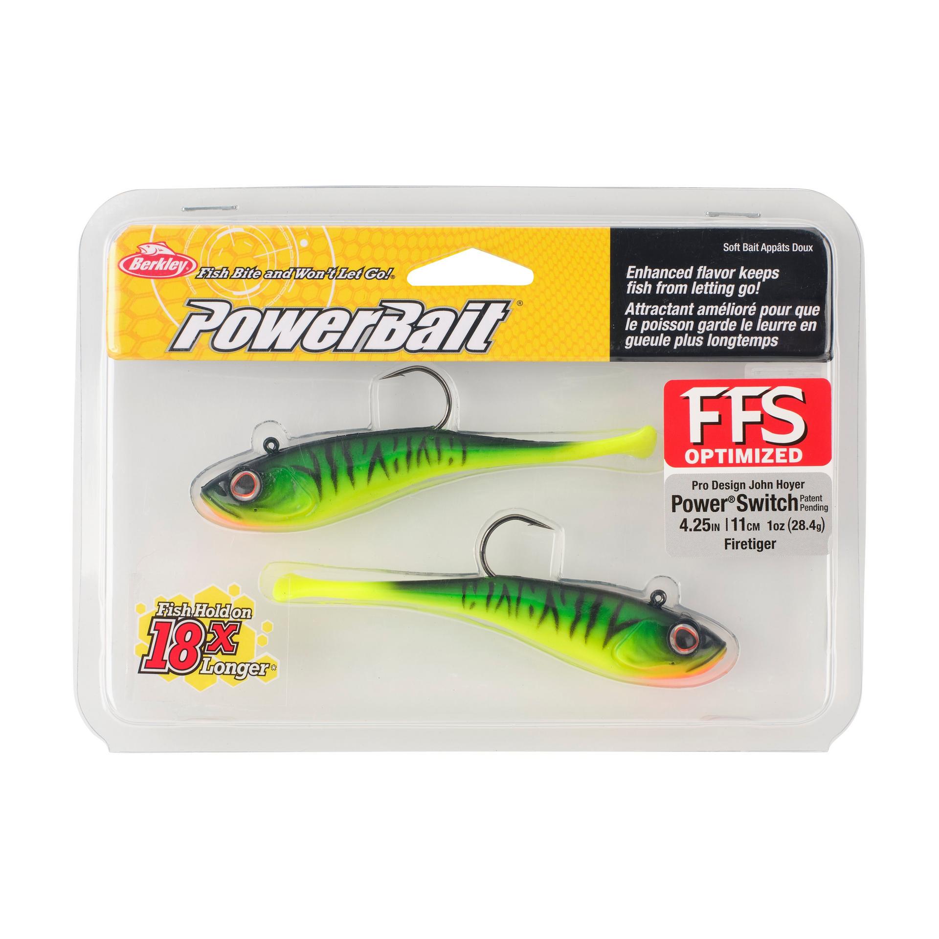 Berkley PowerBaitPowerSwitch Firetiger 4.25in PKG | Berkley Fishing