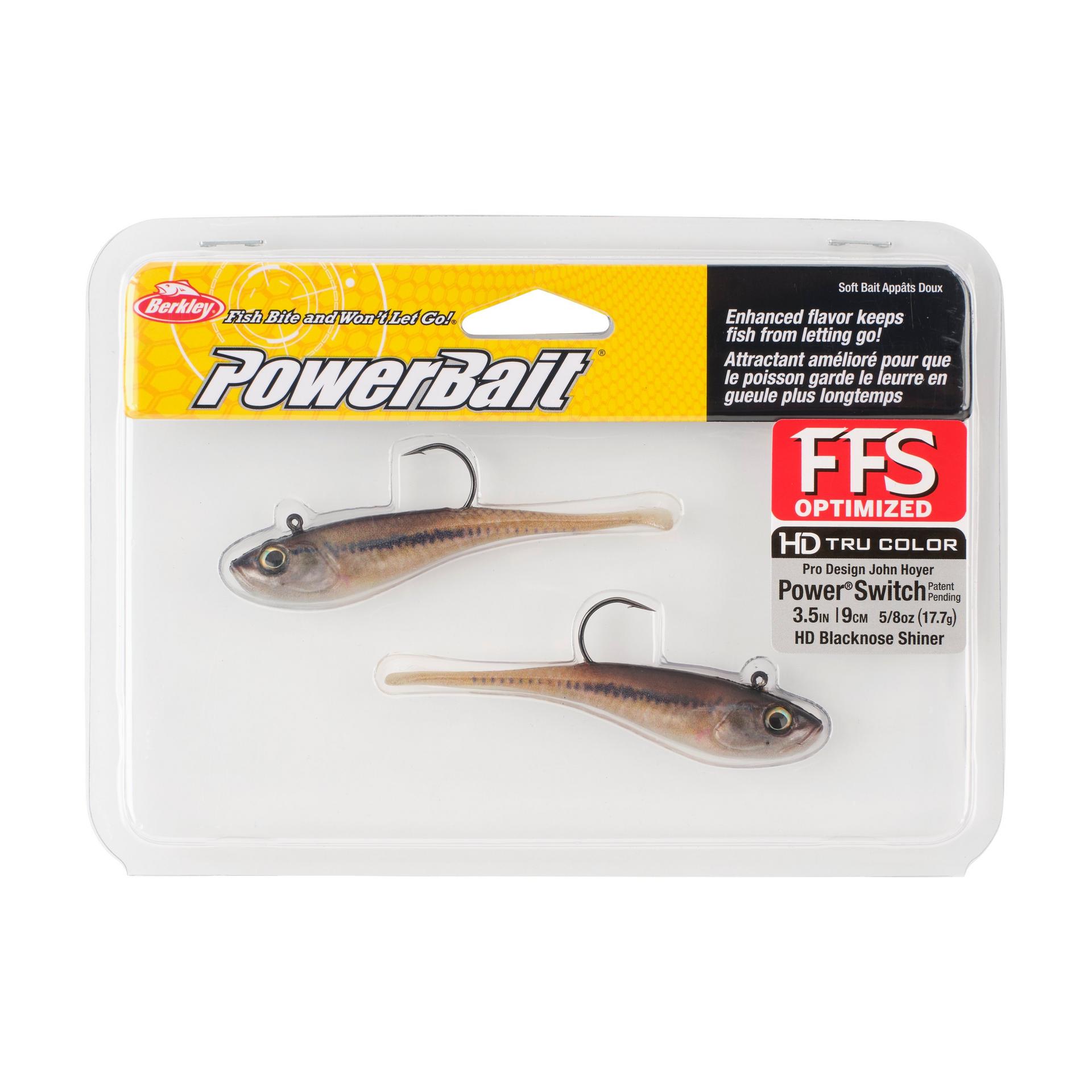 Berkley PowerBaitPowerSwitch HDBlacknoseShiner 3.5in PKG | Berkley Fishing