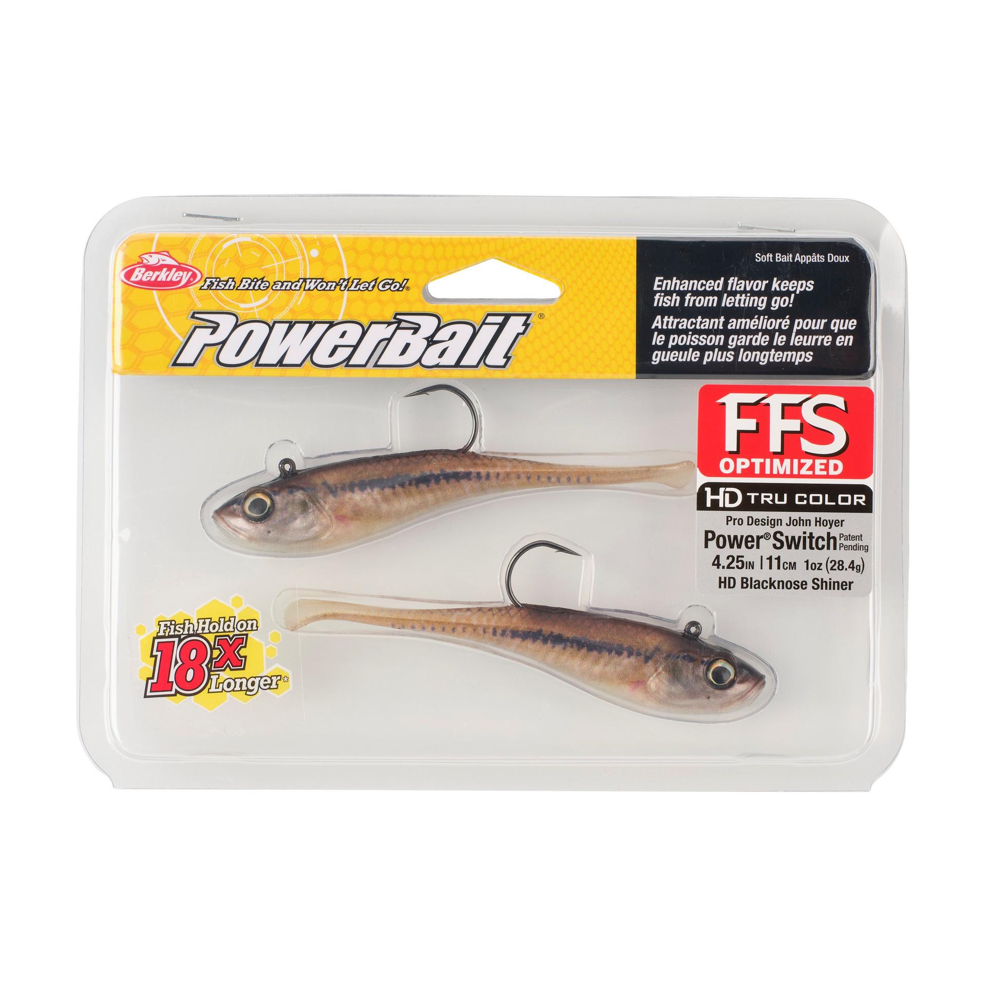 Berkley PowerBaitPowerSwitch HDBlacknoseShiner 4.25in PKG | Berkley Fishing