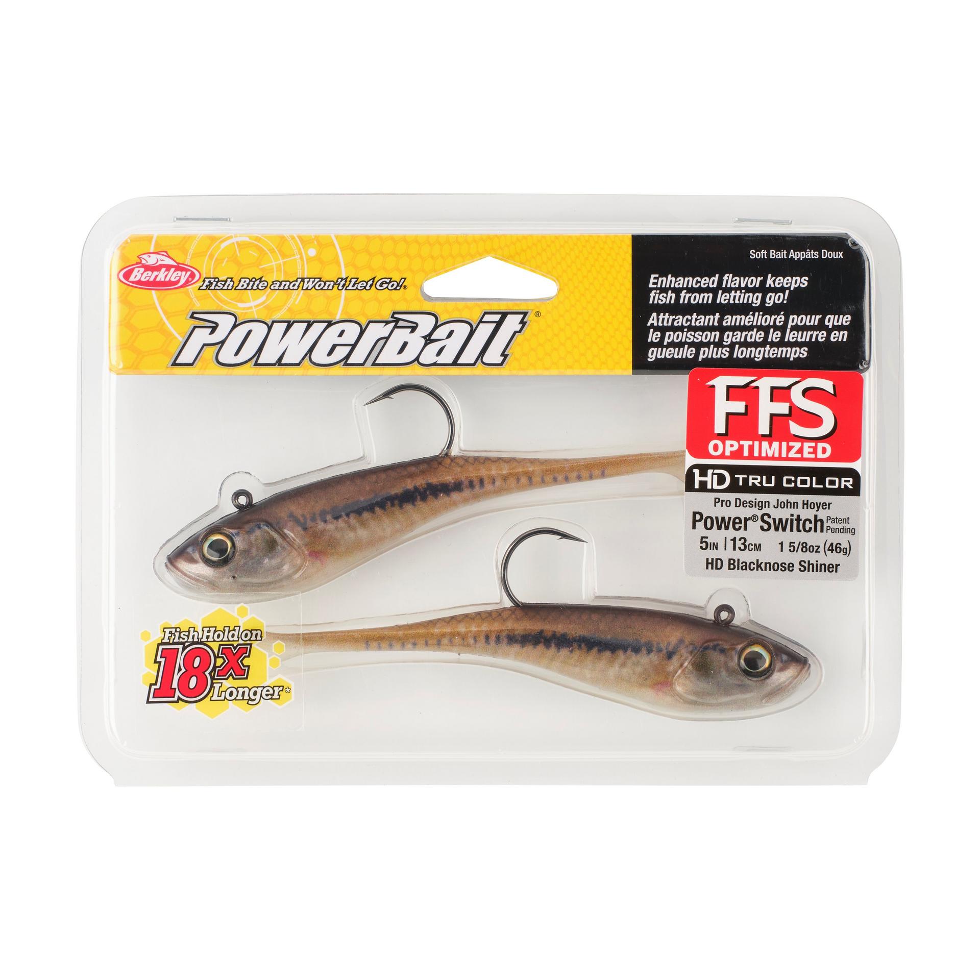 Berkley PowerBaitPowerSwitch HDBlacknoseShiner 5in PKG | Berkley Fishing