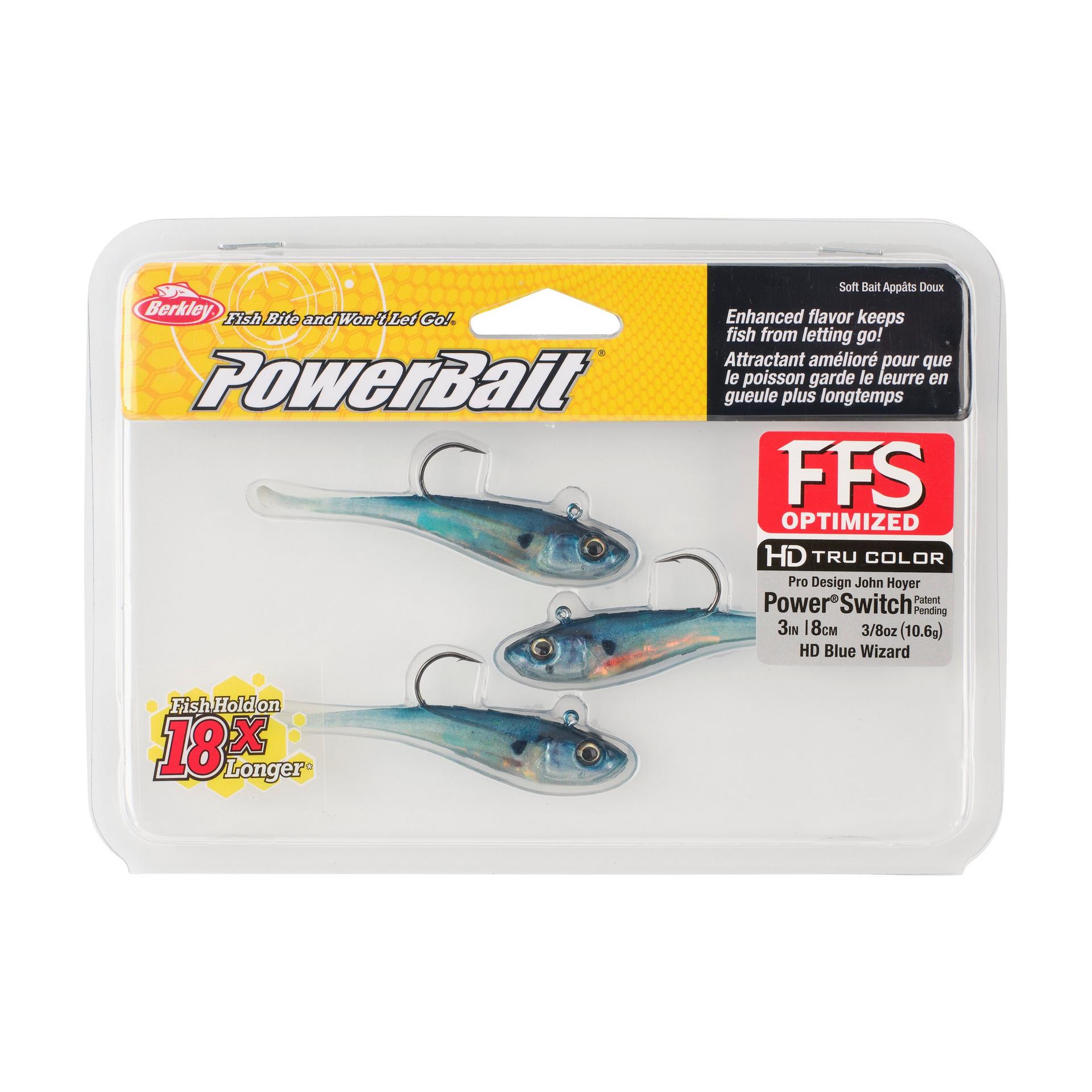 Berkley PowerBaitPowerSwitch HDBlueWizard 3in PKG | Berkley Fishing