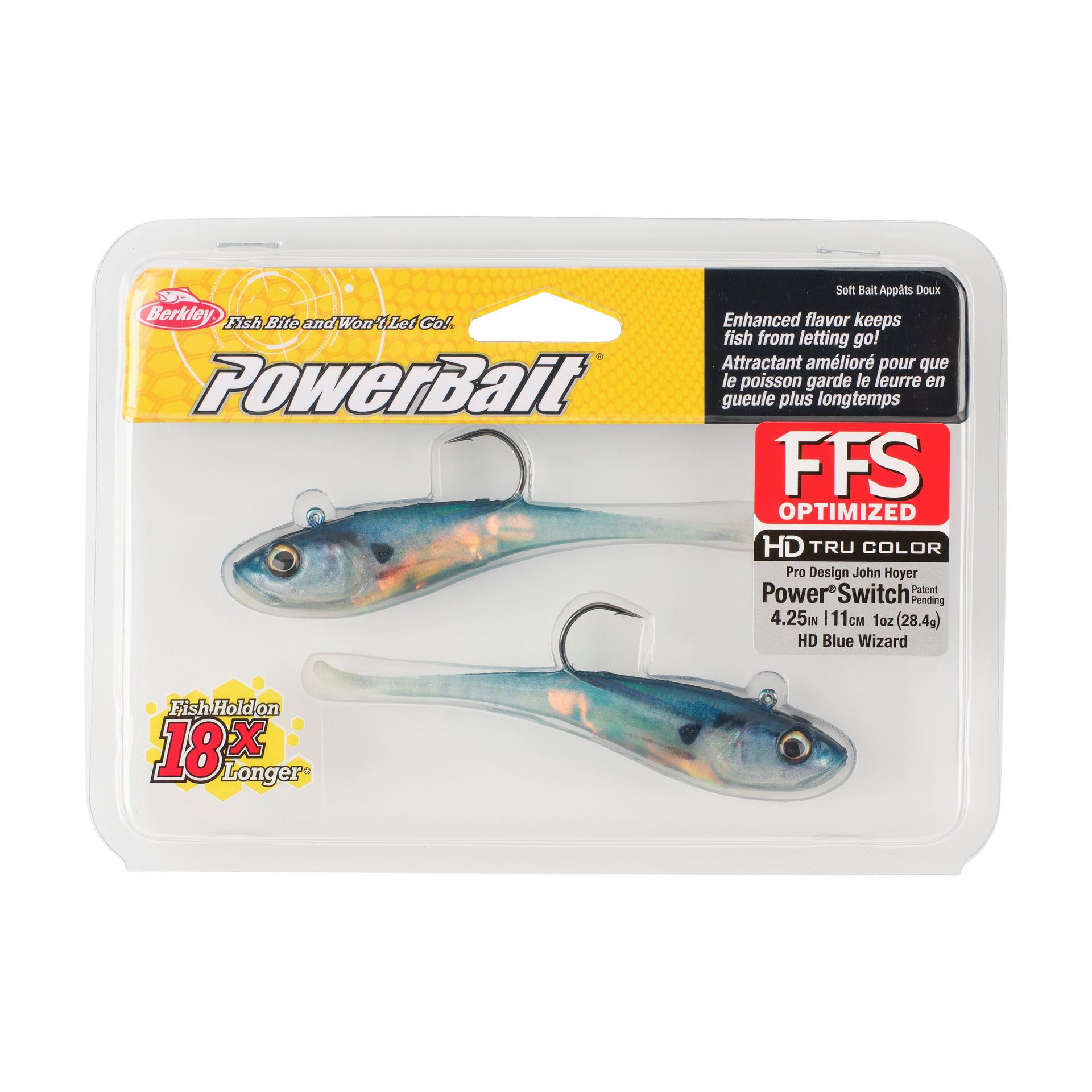 Berkley PowerBaitPowerSwitch HDBlueWizard 4.25in PKG | Berkley Fishing