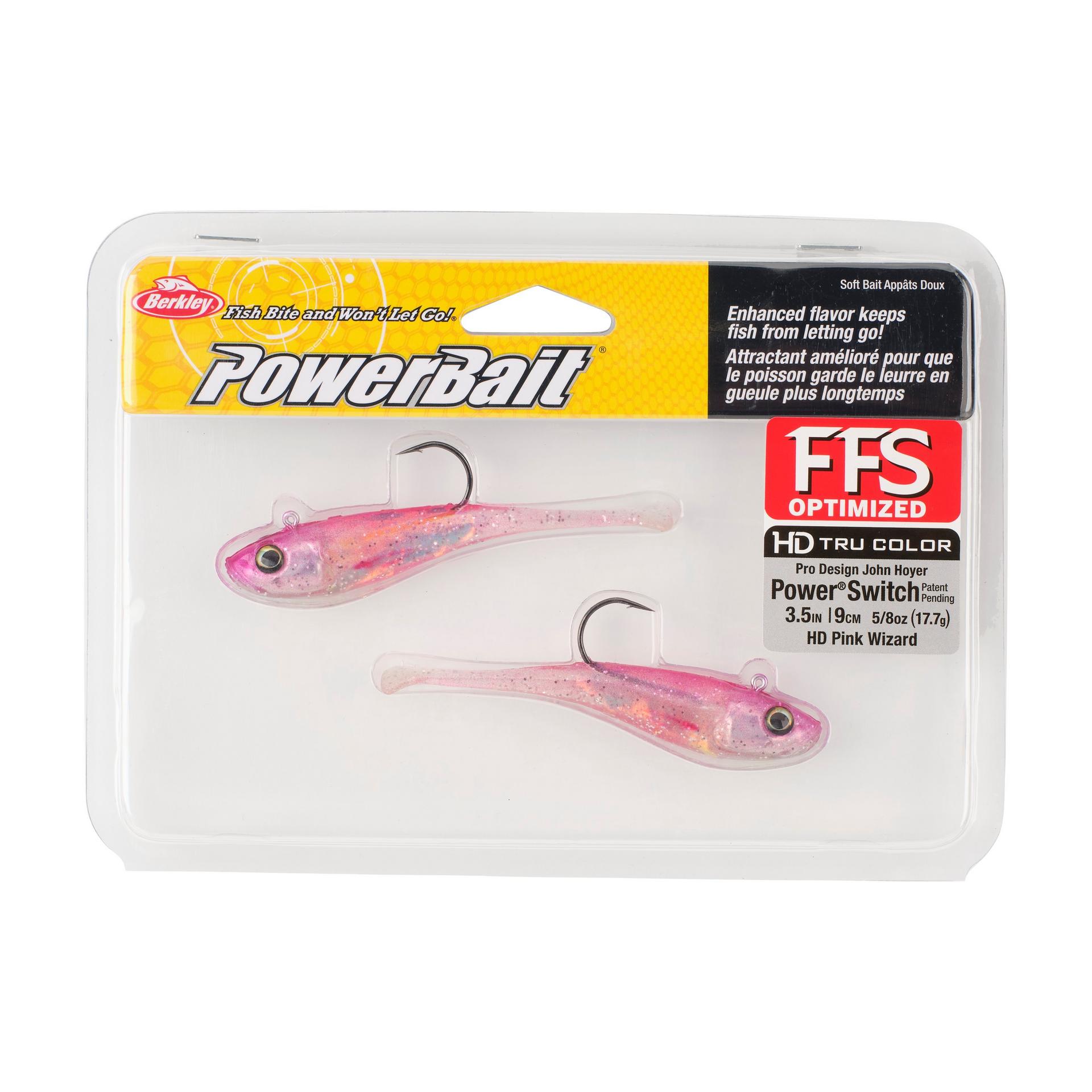 Berkley PowerBaitPowerSwitch HDPinkWizard 3.5in PKG | Berkley Fishing