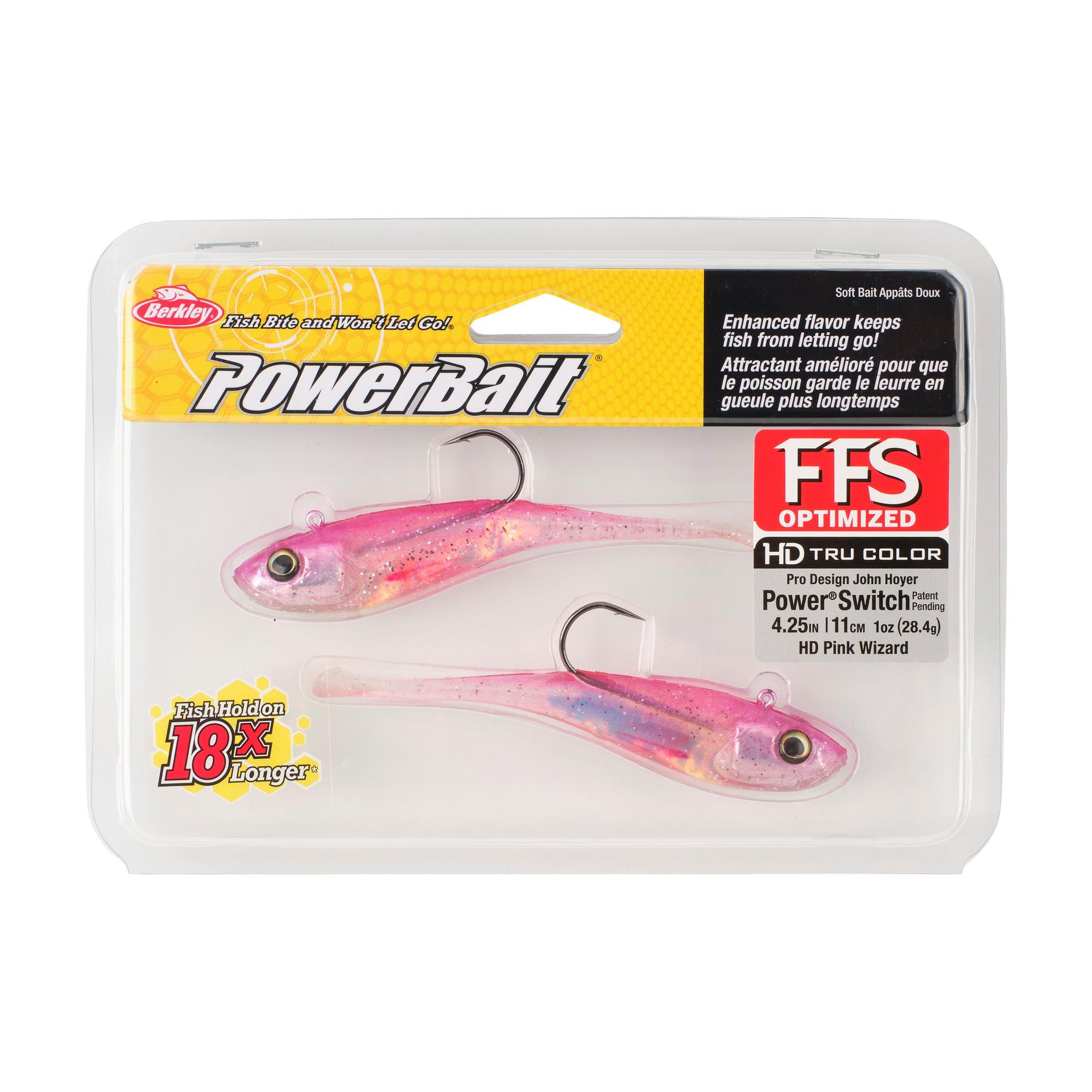 Berkley PowerBaitPowerSwitch HDPinkWizard 4.25in PKG | Berkley Fishing