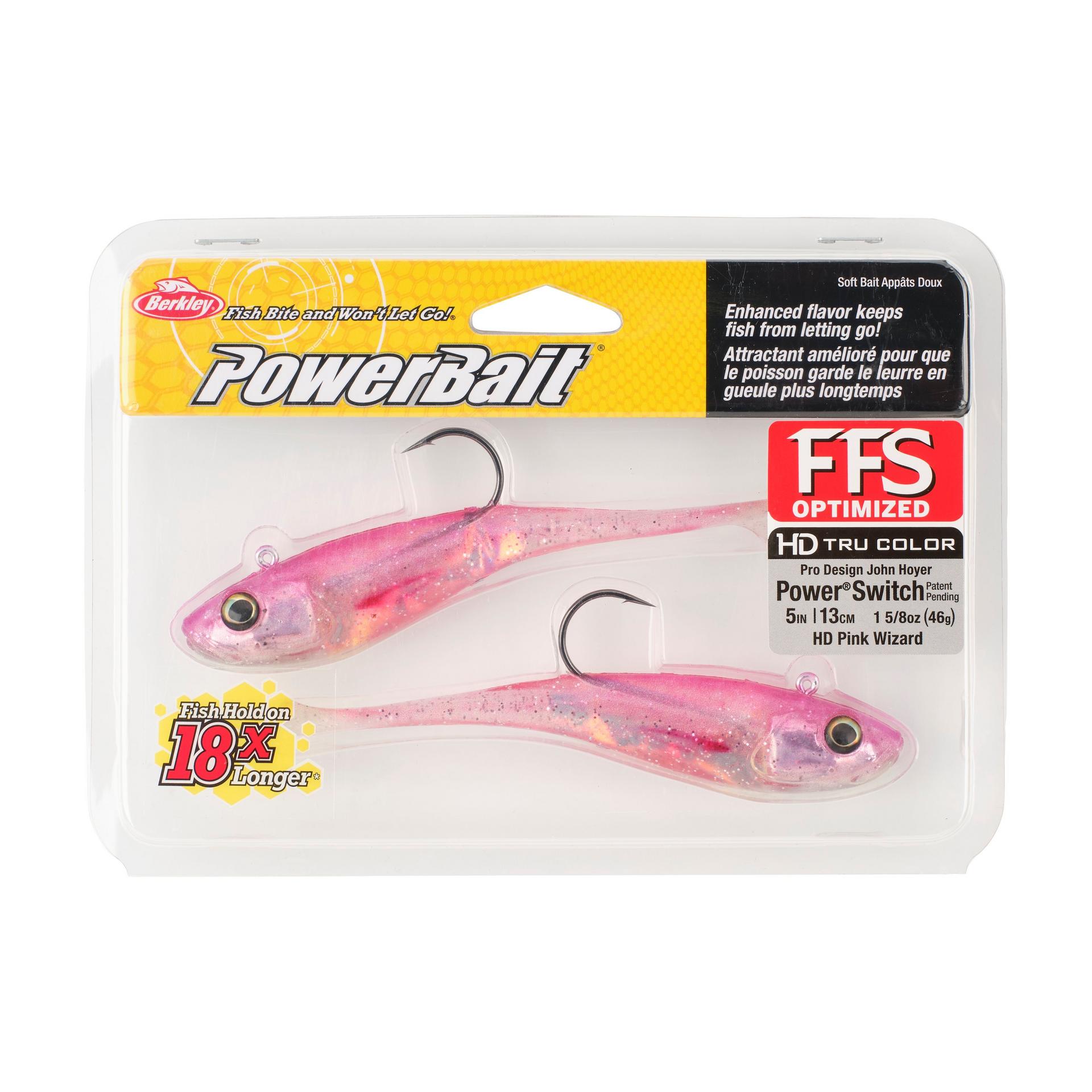 Berkley PowerBaitPowerSwitch HDPinkWizard 5in PKG | Berkley Fishing