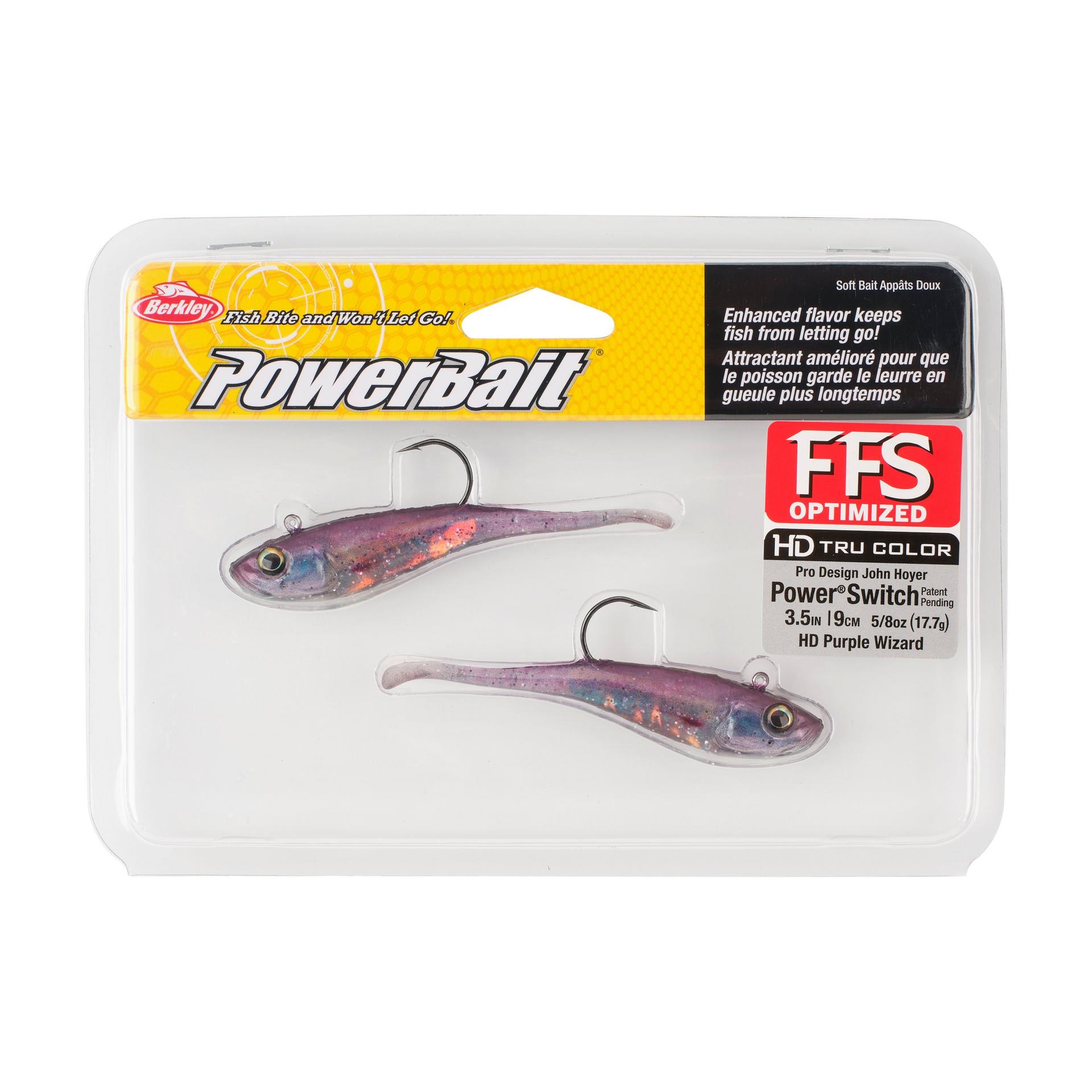 Berkley PowerBaitPowerSwitch HDPurpleWizard 3.5in PKG | Berkley Fishing