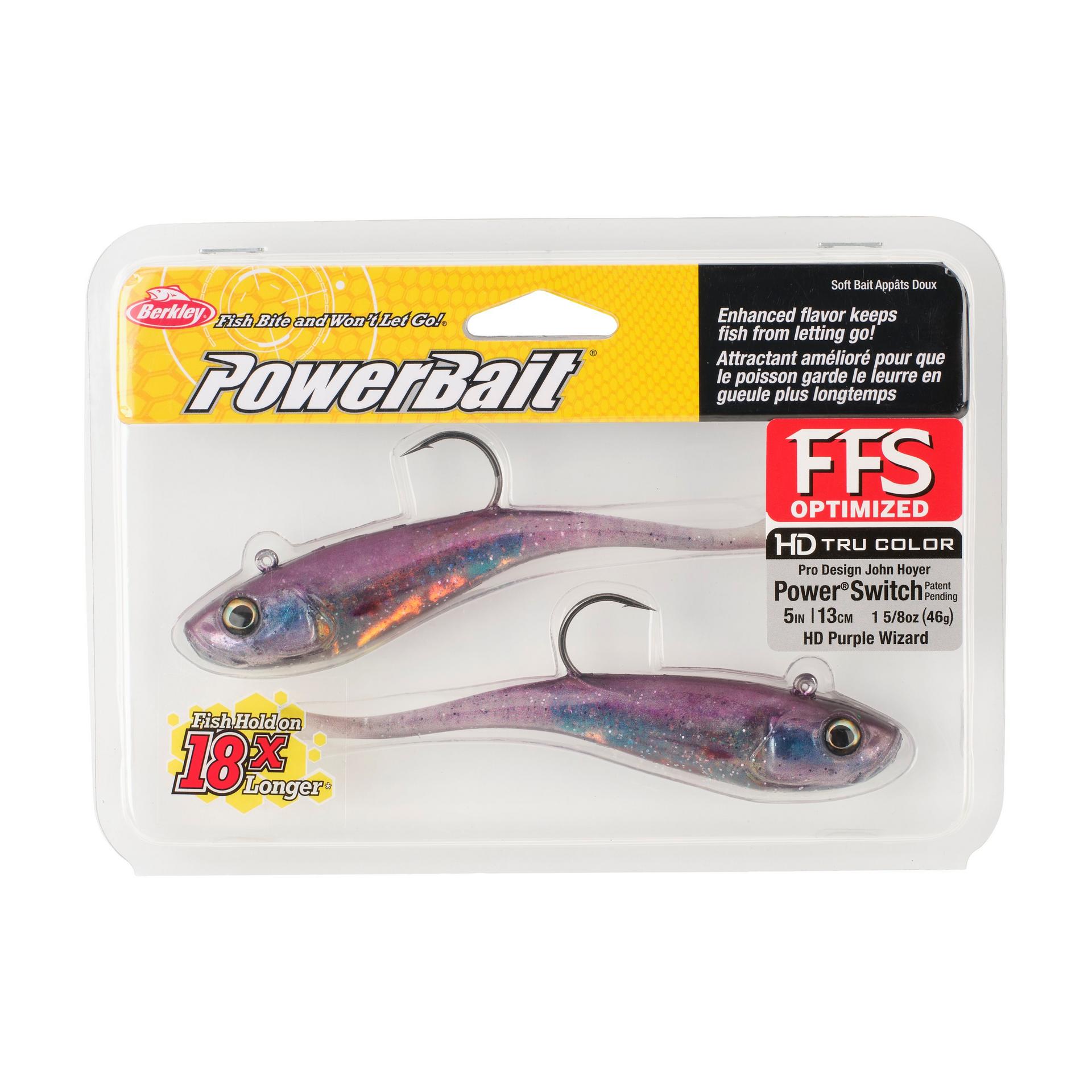 Berkley PowerBaitPowerSwitch HDPurpleWizard 5in PKG | Berkley Fishing