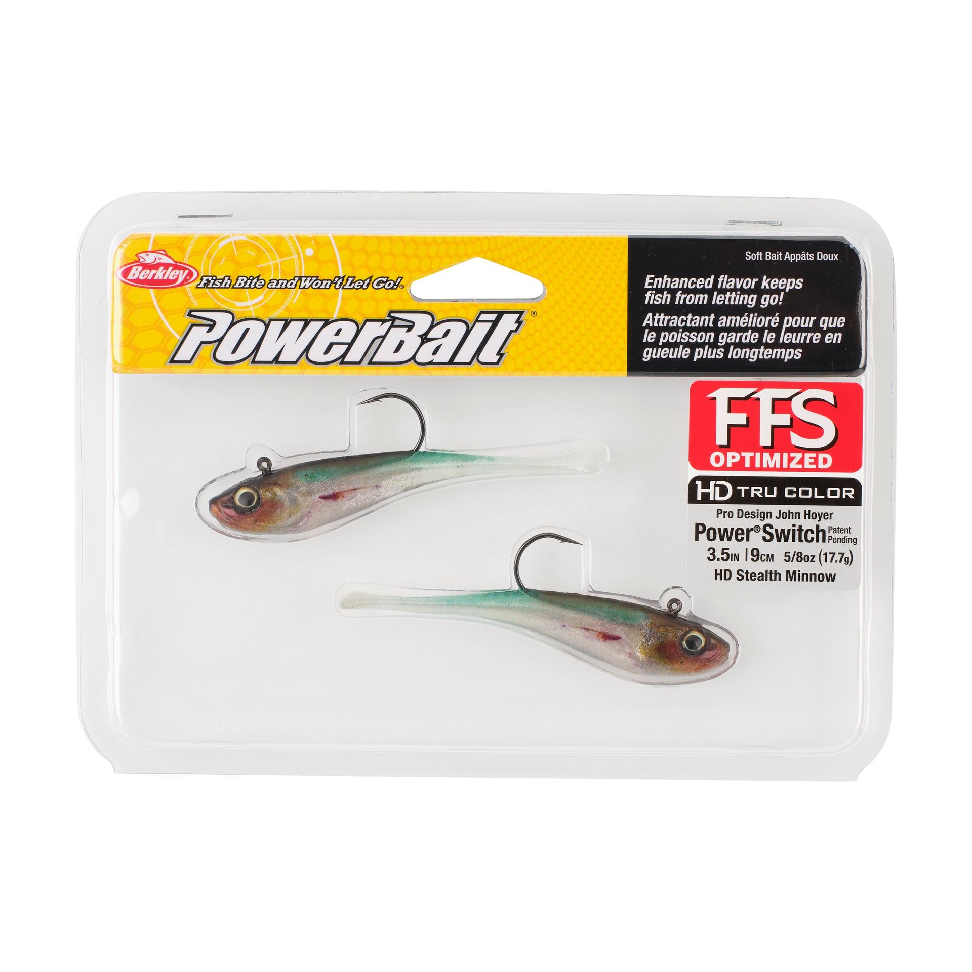 Berkley PowerBaitPowerSwitch HDStealthMinnow 3.5in PKG | Berkley Fishing