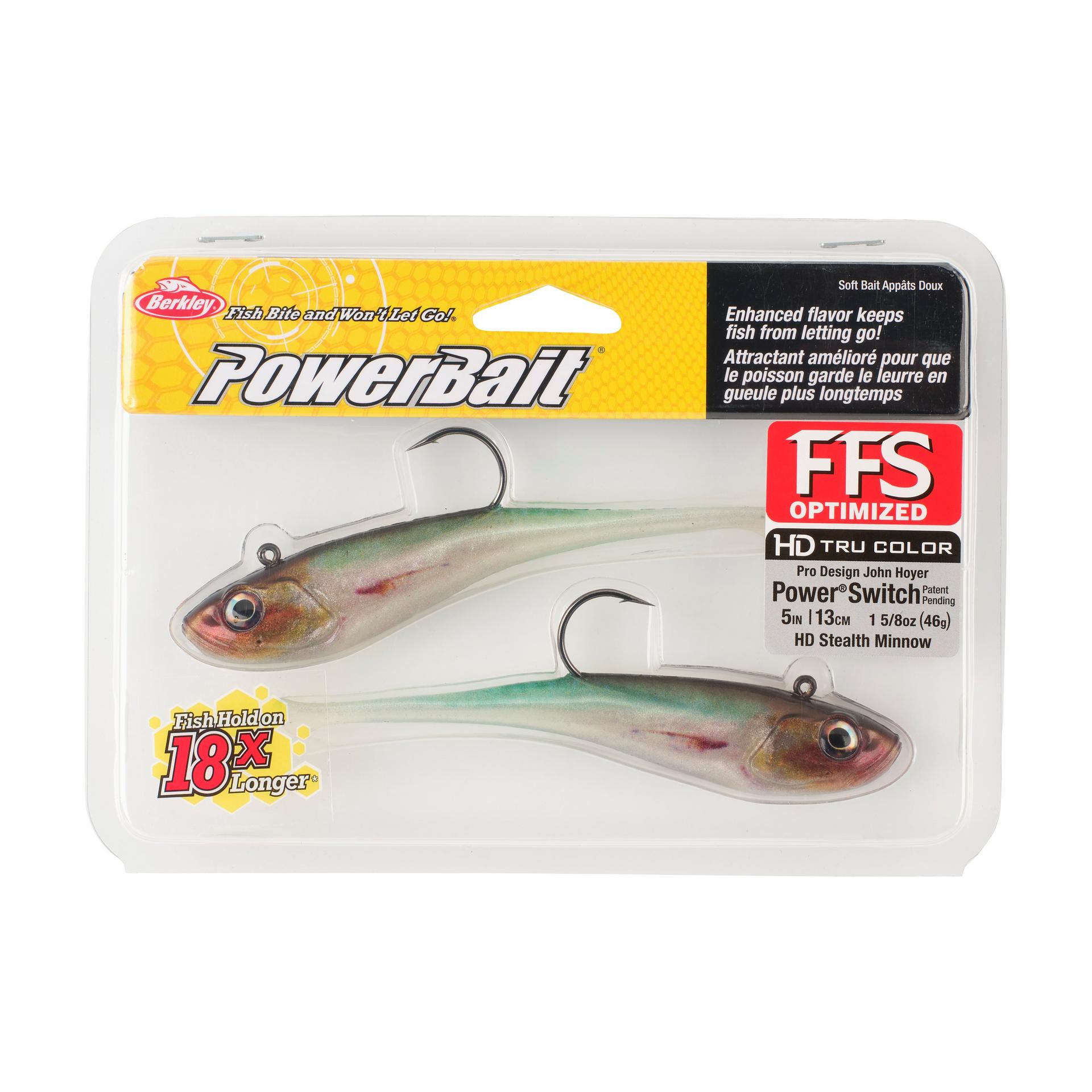 Berkley PowerBaitPowerSwitch HDStealthMinnow 5in PKG | Berkley Fishing