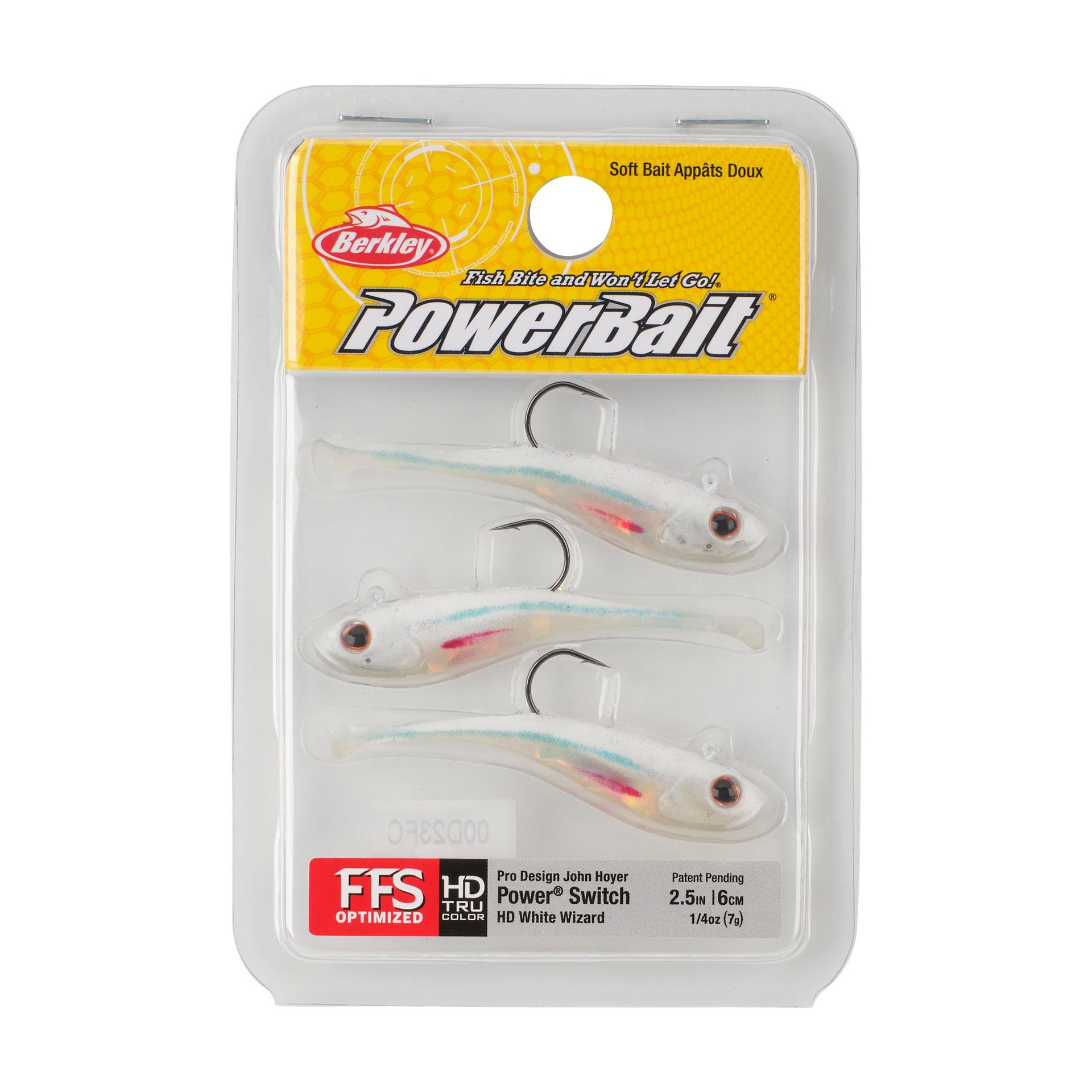 Berkley PowerBaitPowerSwitch HDWhiteWizard 2.5in PKG | Berkley Fishing