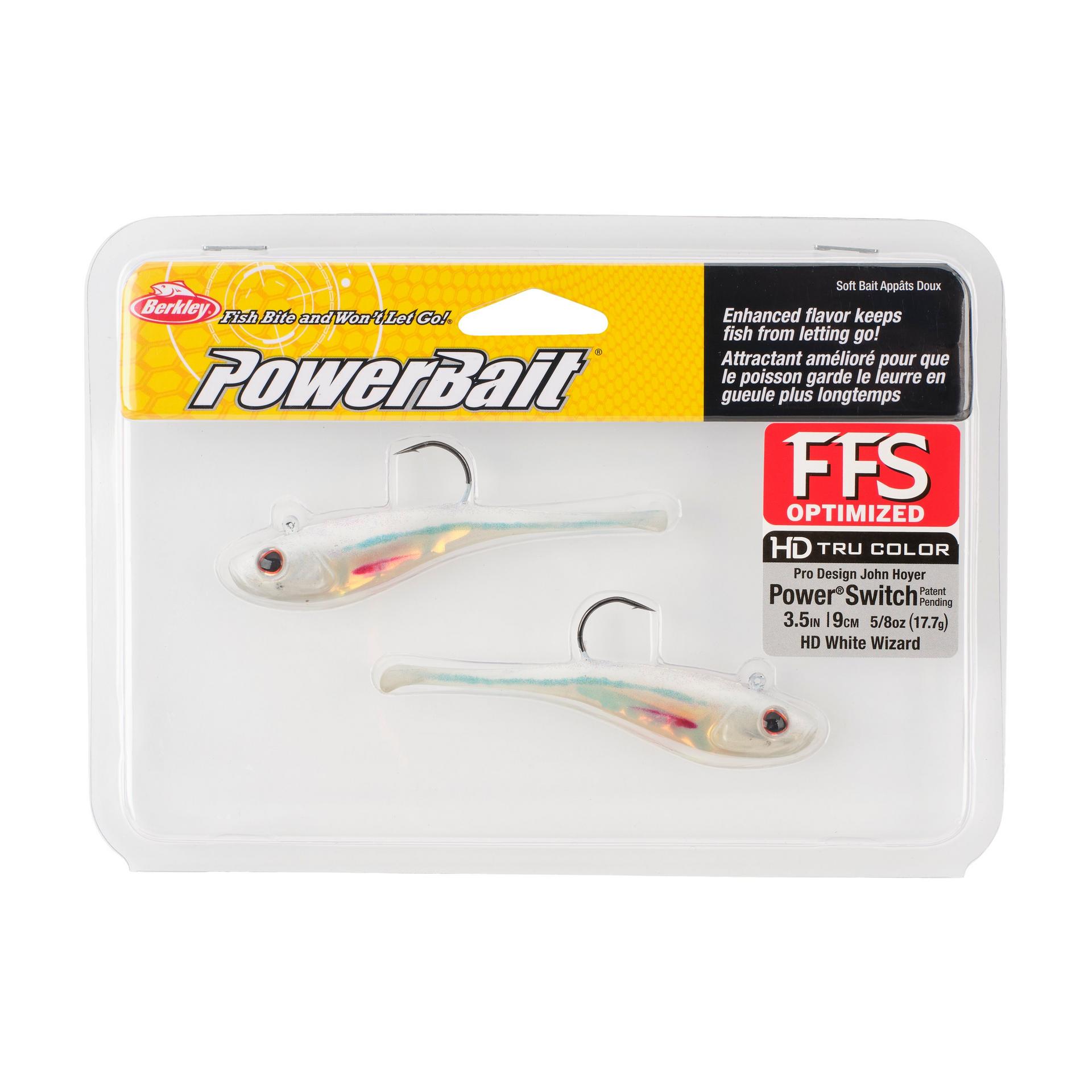 Berkley PowerBaitPowerSwitch HDWhiteWizard 3.5in PKG | Berkley Fishing