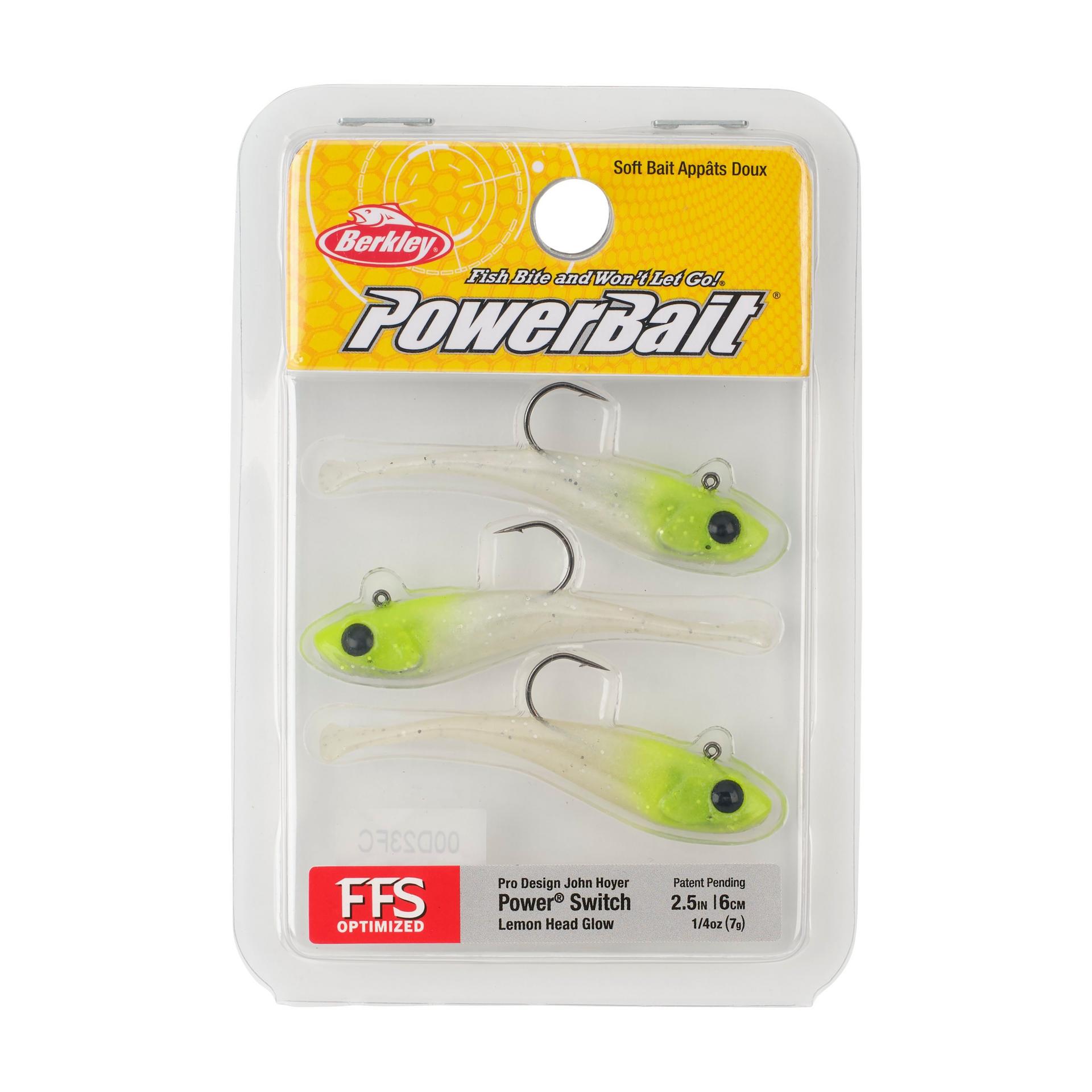 Berkley PowerBaitPowerSwitch LemonHeadGlow 2.5in PKG | Berkley Fishing