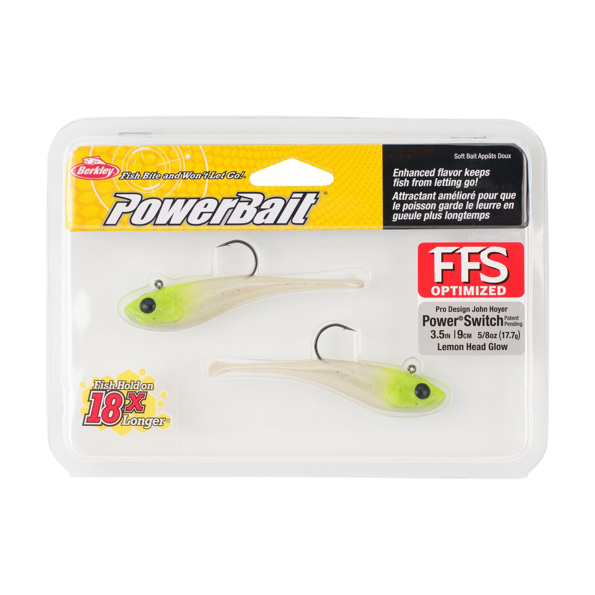 Berkley PowerBaitPowerSwitch LemonHeadGlow 3.5in PKG | Berkley Fishing