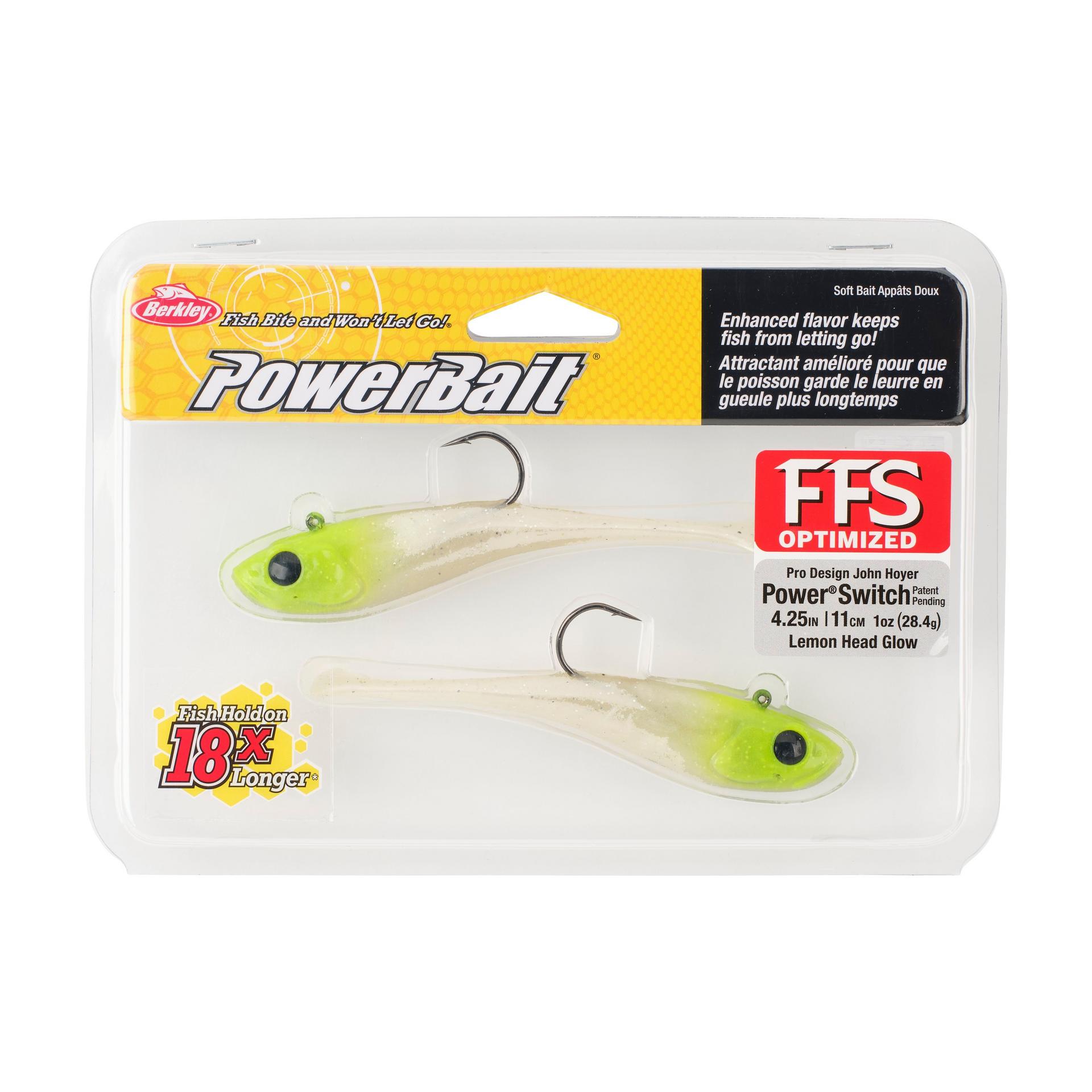 Berkley PowerBaitPowerSwitch LemonHeadGlow 4.25in PKG | Berkley Fishing