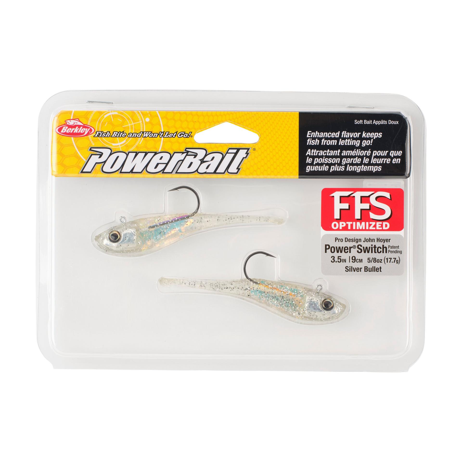 Berkley PowerBaitPowerSwitch SilverBullet 3.5in PKG | Berkley Fishing