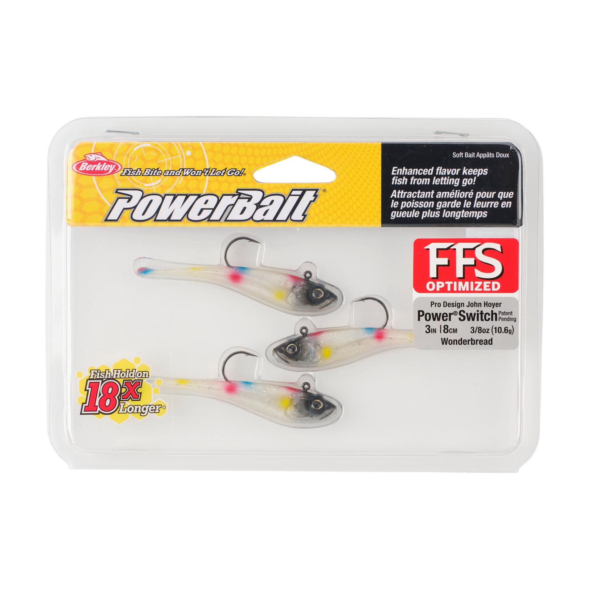 Berkley PowerBaitPowerSwitch Wonderbread 3in PKG | Berkley Fishing