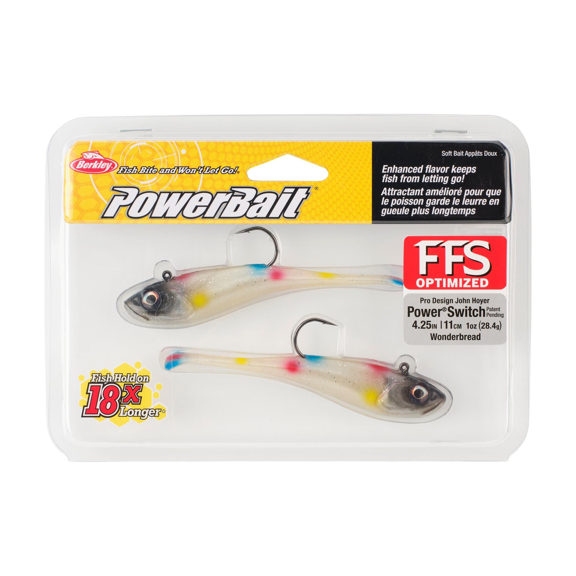 Berkley PowerBaitPowerSwitch Wonderbread 4.25in PKG | Berkley Fishing