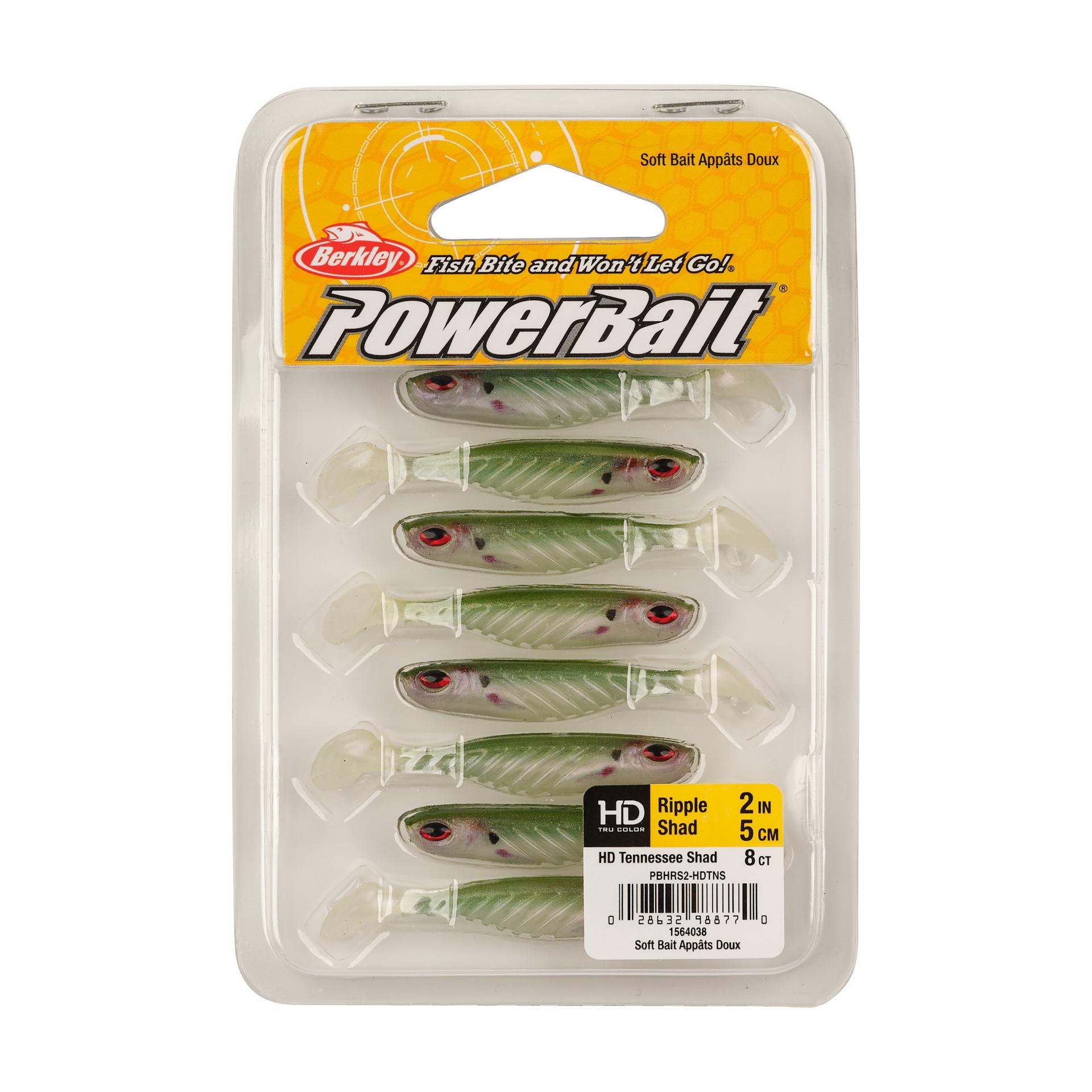 Berkley PowerBaitRippleShad 2in HDTennesseeShad PKG | Berkley Fishing