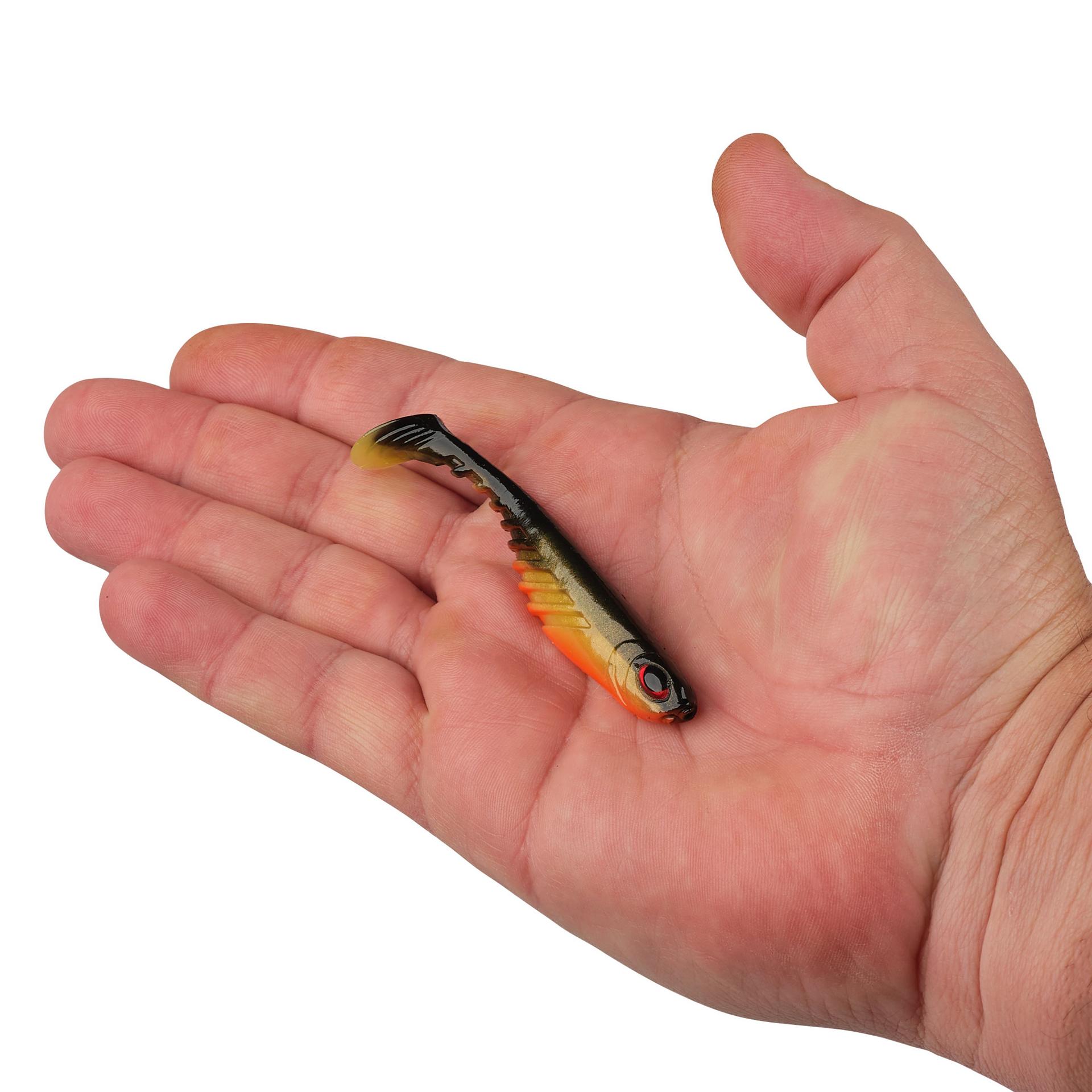 Berkley PowerBaitRippleShad 3.5in Fool'sGold HAND | Berkley Fishing