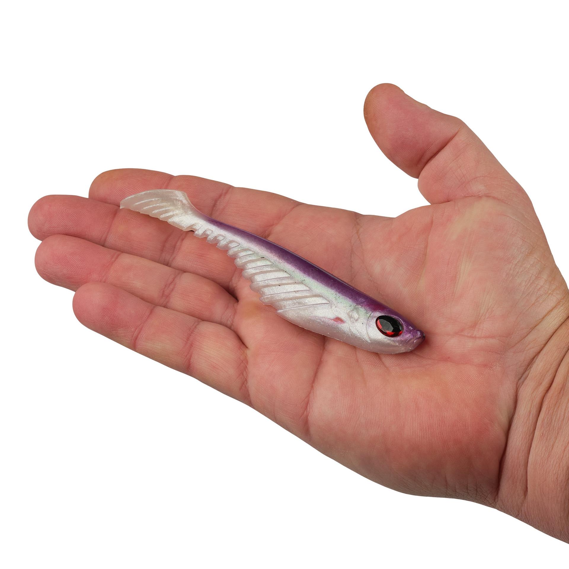 Berkley PowerBaitRippleShad 5in HDPurpleSmelt HAND | Berkley Fishing