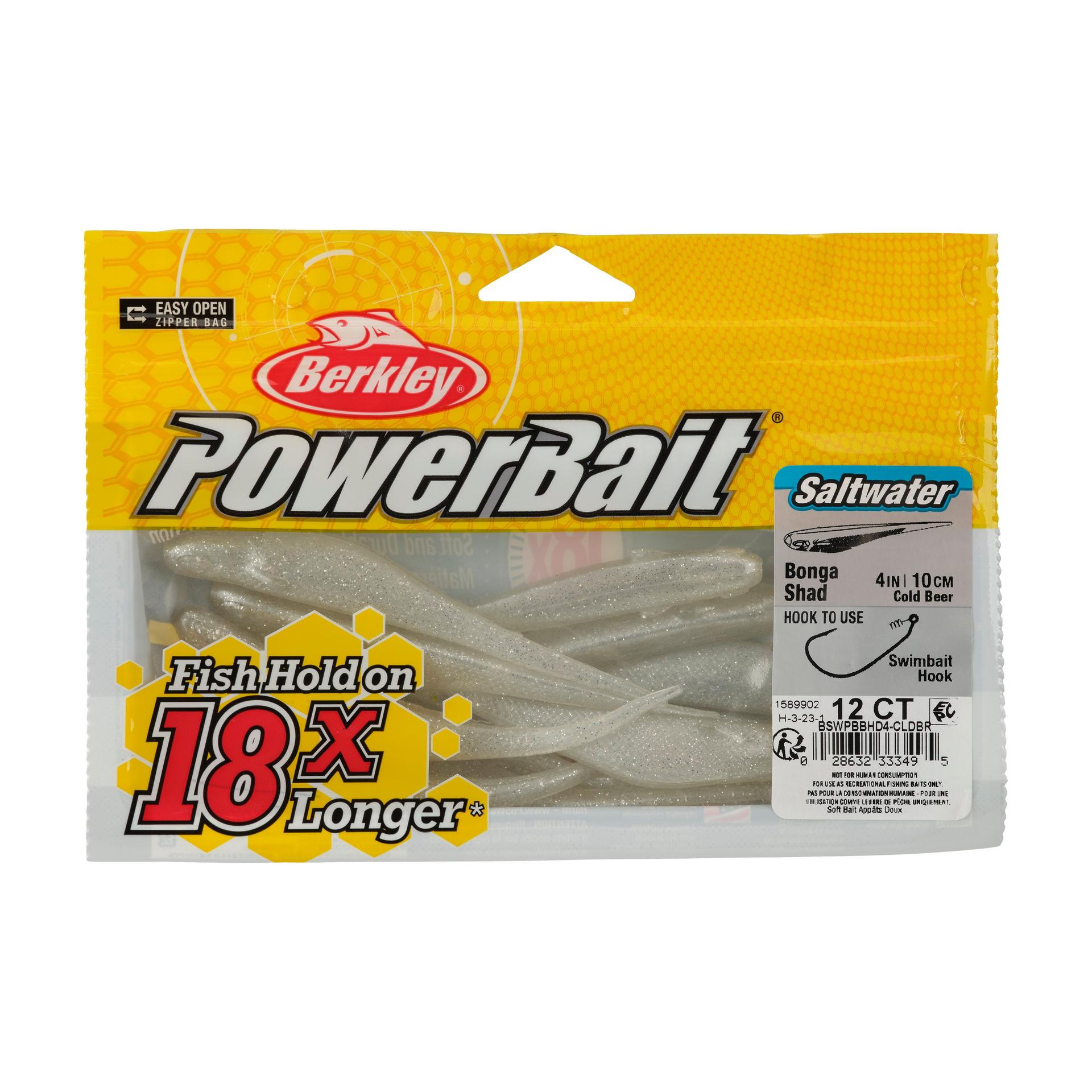 Berkley PowerBaitSaltwaterBongaShad ColdBeer 4in PKG | Berkley Fishing