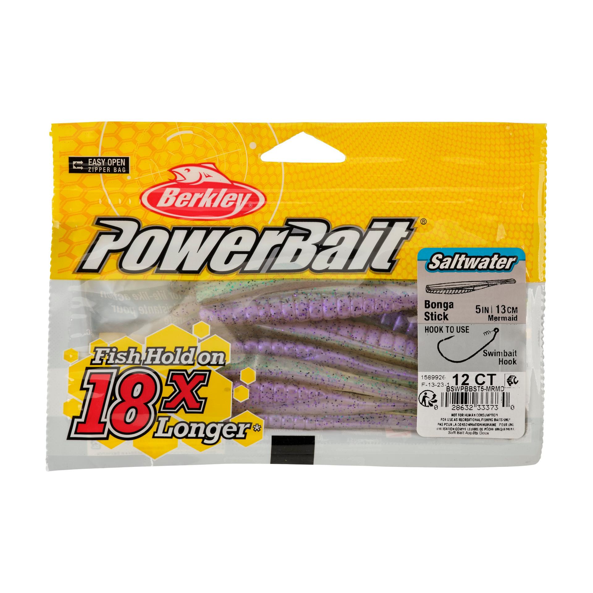 Berkley PowerBaitSaltwaterBongaStick Mermaid 5in PKG | Berkley Fishing