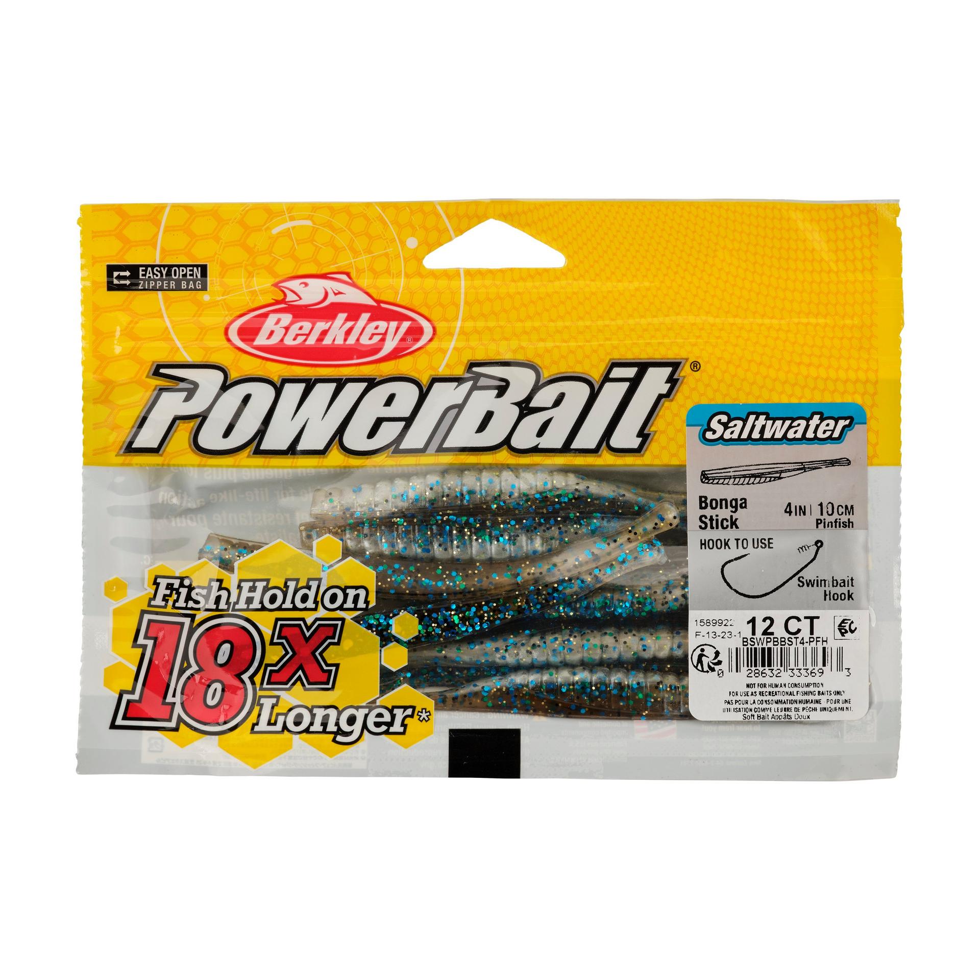 Berkley PowerBaitSaltwaterBongaStick Pinfish 4in PKG | Berkley Fishing