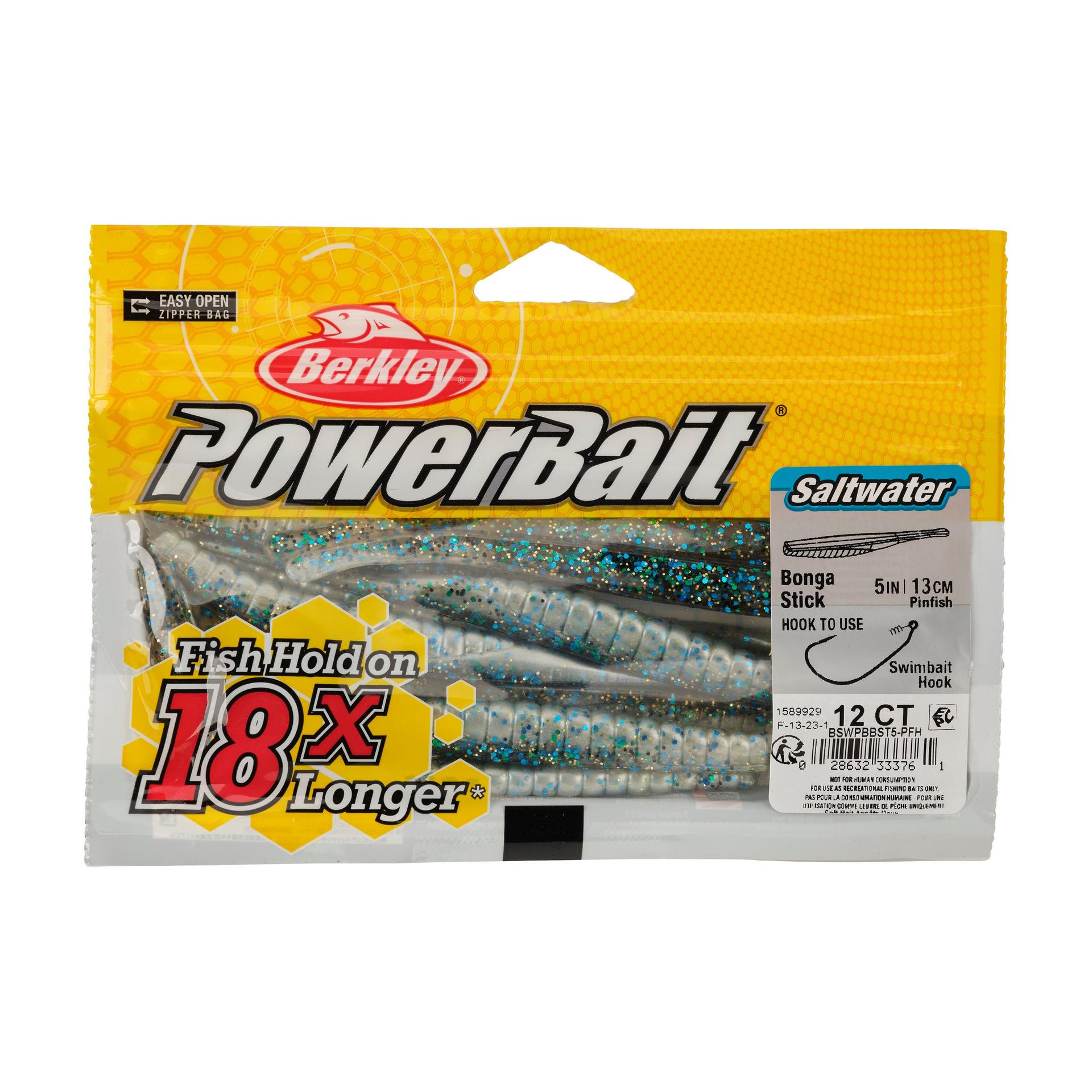 Berkley PowerBaitSaltwaterBongaStick Pinfish 5in PKG | Berkley Fishing