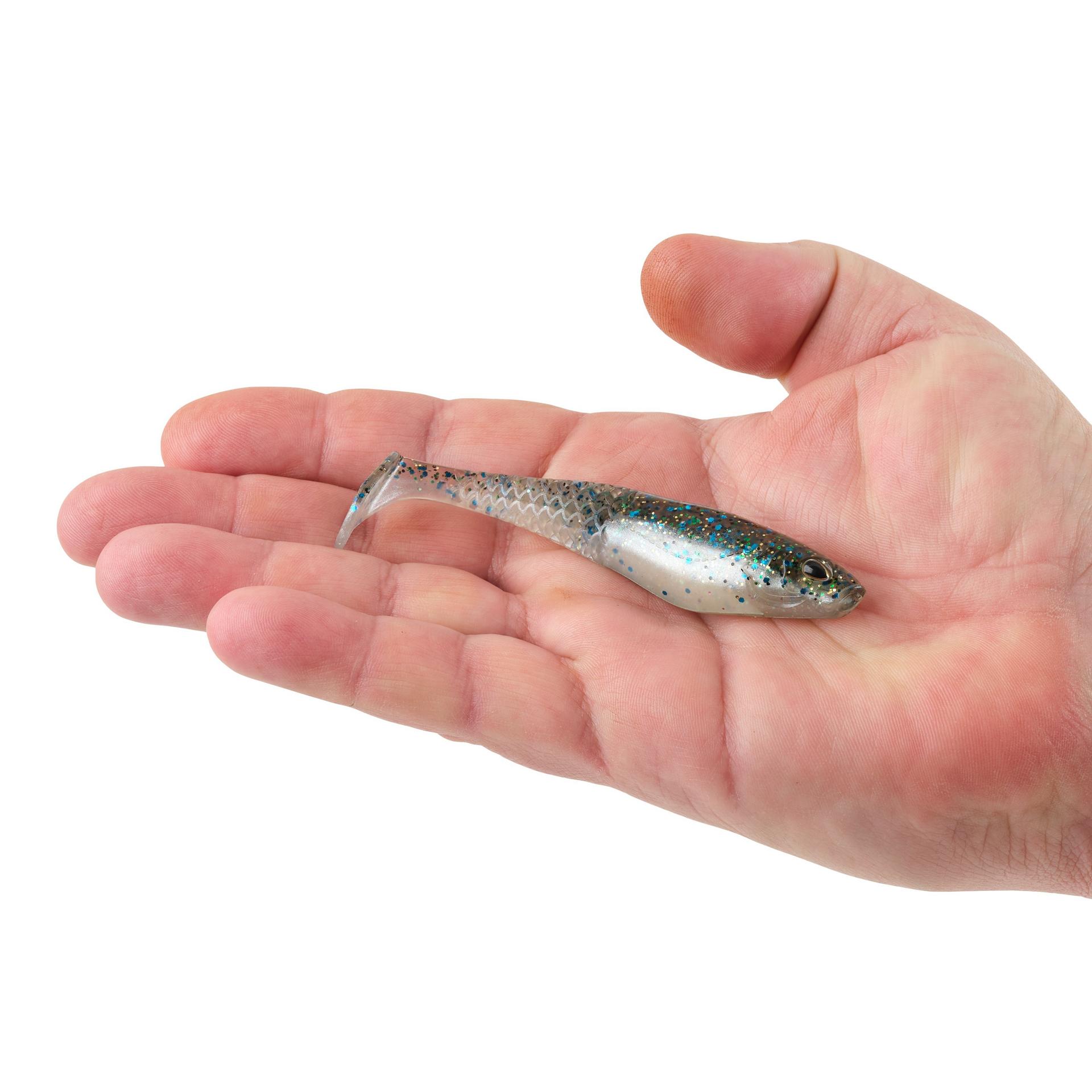 Berkley PowerBaitSaltwaterCullShad HDPinfish 4in HAND | Berkley Fishing