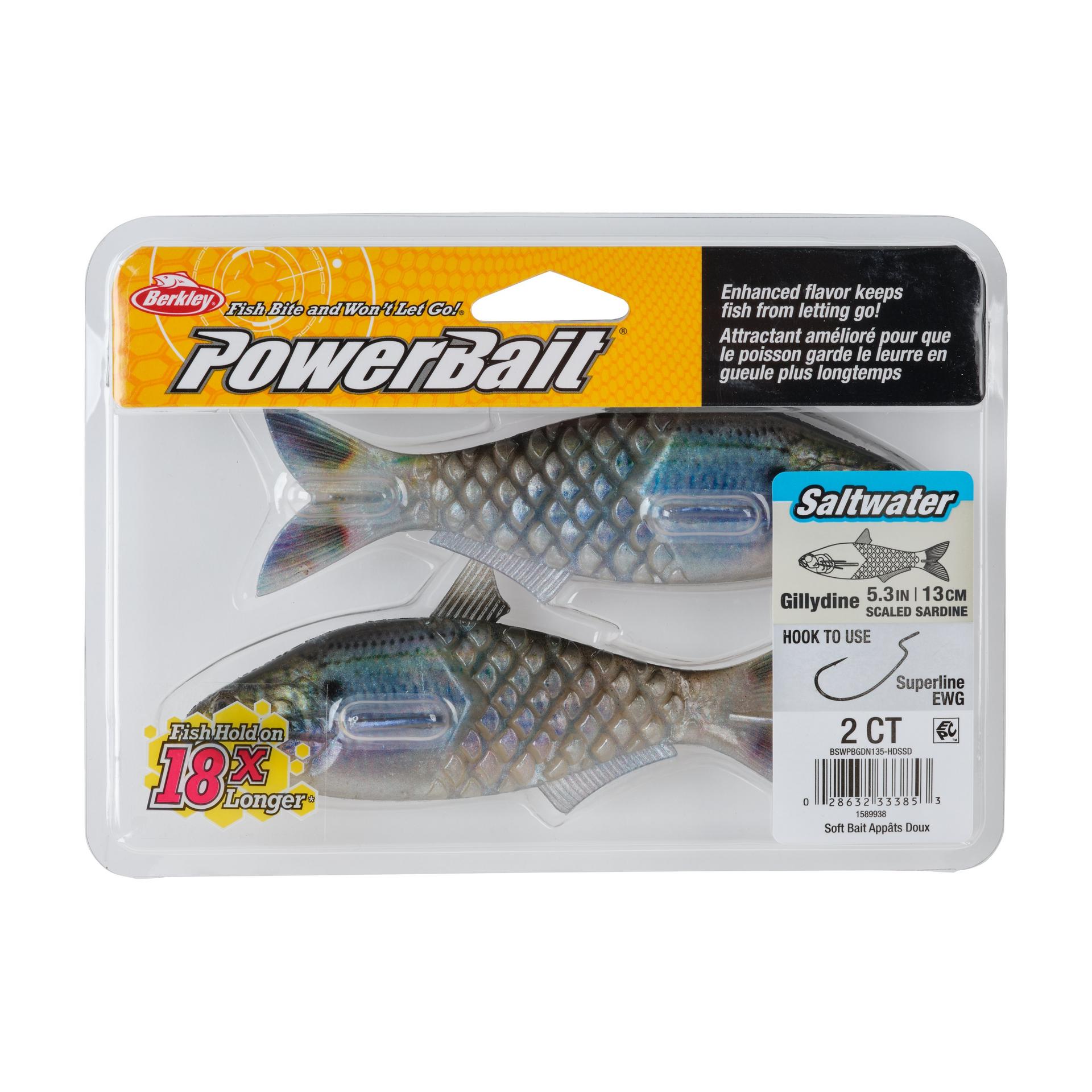 Berkley PowerBaitSaltwaterGillydine HDSardine 5.3in PKG | Berkley Fishing