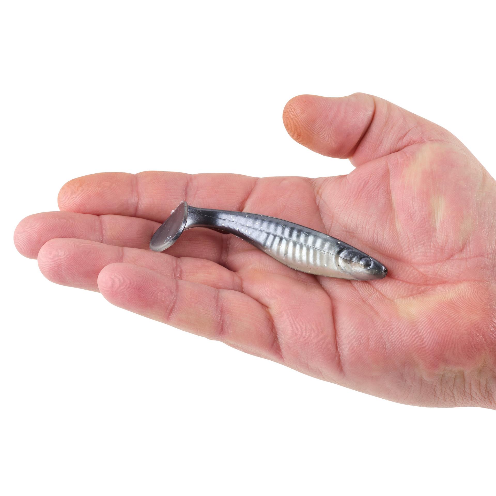 Berkley PowerBaitSaltwaterTheChampSwimmer BlackShad 3.8in HAND | Berkley Fishing