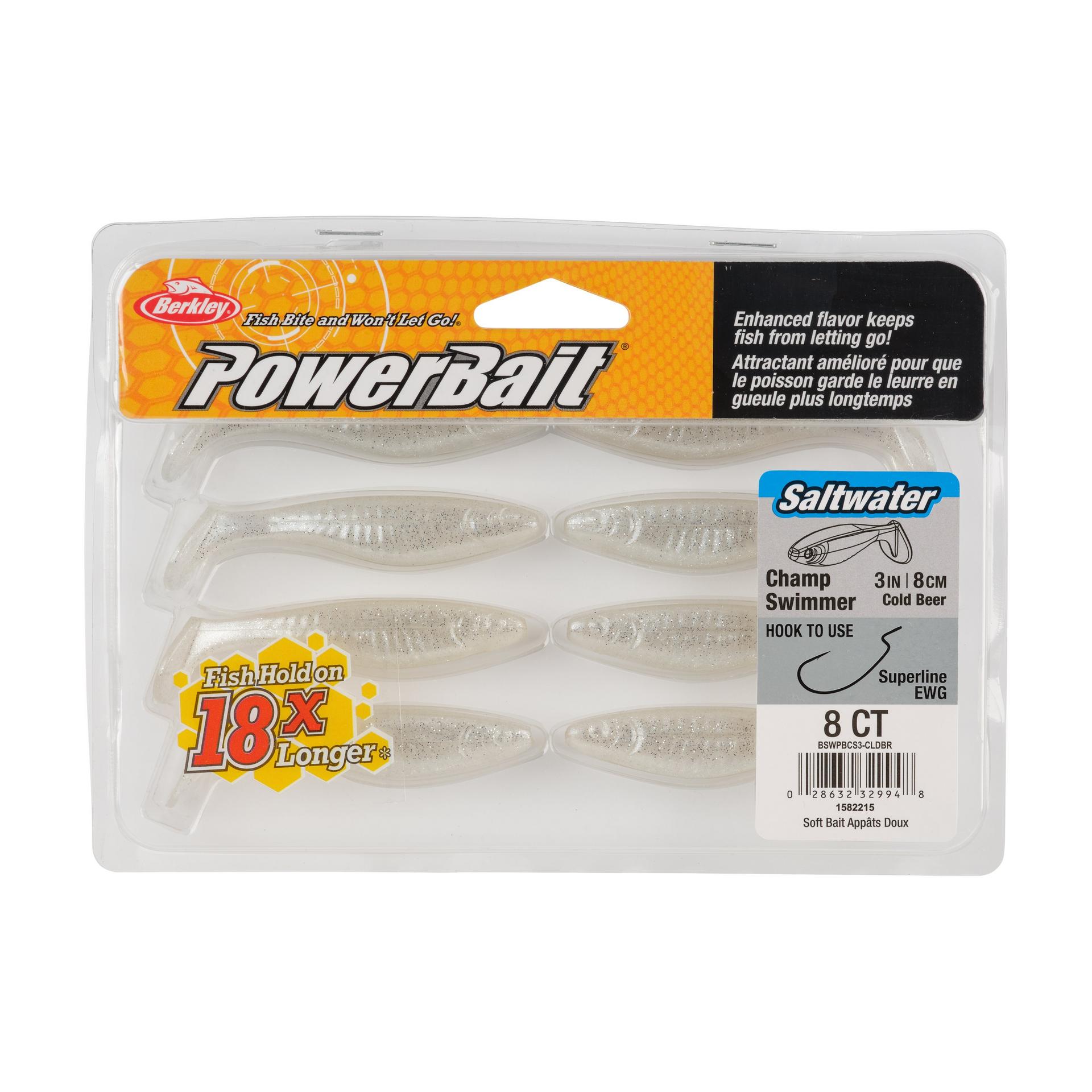 Berkley PowerBaitSaltwaterTheChampSwimmer ColdBeer 3in PKG | Berkley Fishing