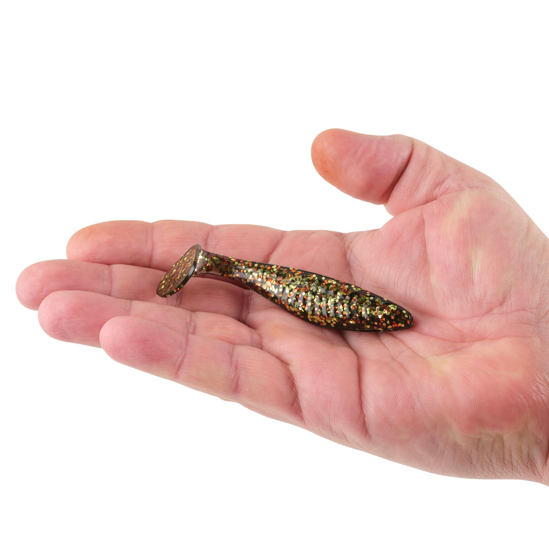 Berkley PowerBaitSaltwaterTheChampSwimmer DarkNight 3.8in HAND | Berkley Fishing