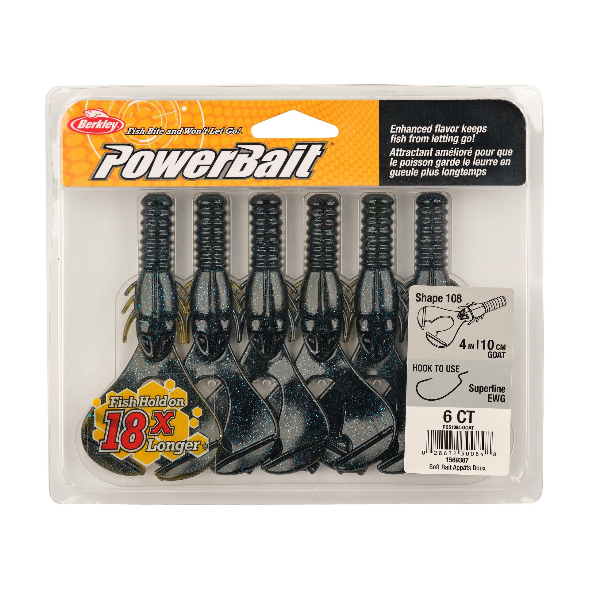 Berkley PowerBaitShape108 4in Goat PKG | Berkley Fishing