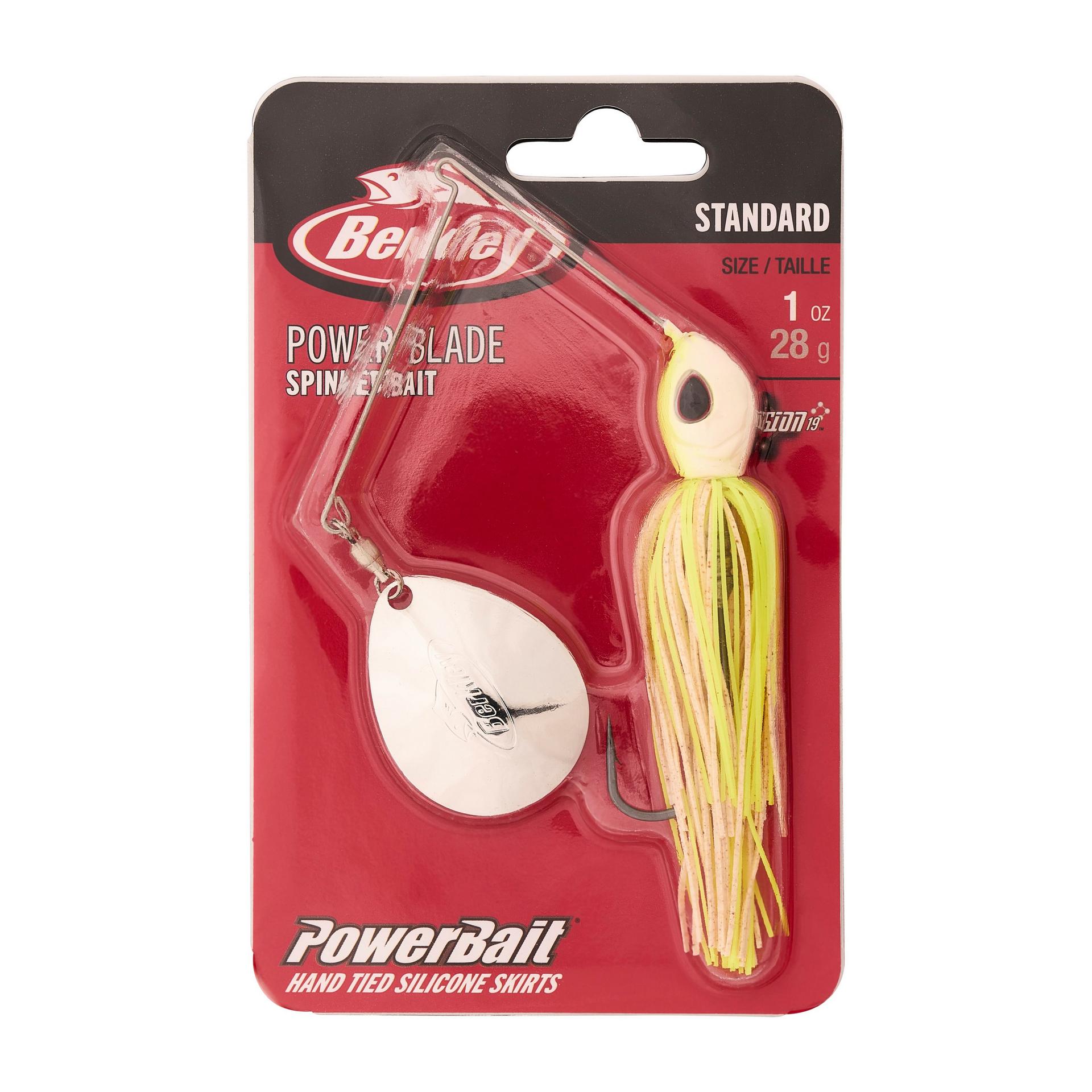 Berkley PowerBladeStandard 1CS WhiteChartreuse PKG | Berkley Fishing